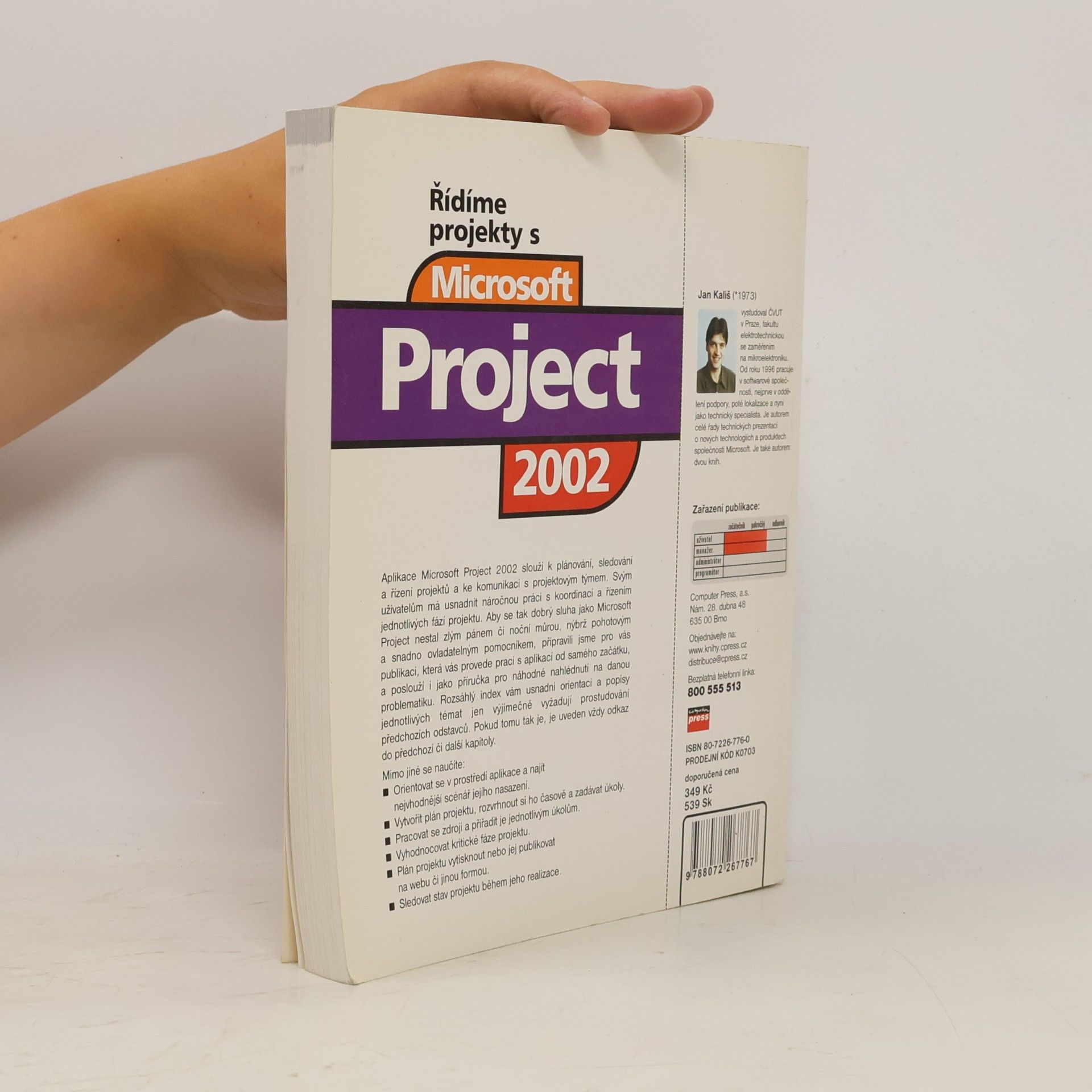 Jan Kališ Řídíme projekty s Microsoft Project 2002