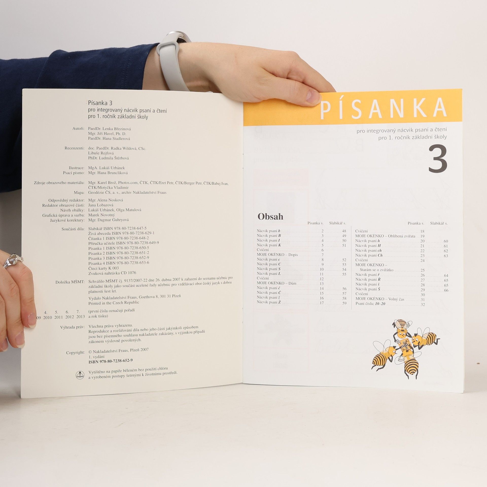 Jiří Havel Písanka pro integrovaný nácvik psaní a čtení pro 1. ročník základní školy. Díl 3