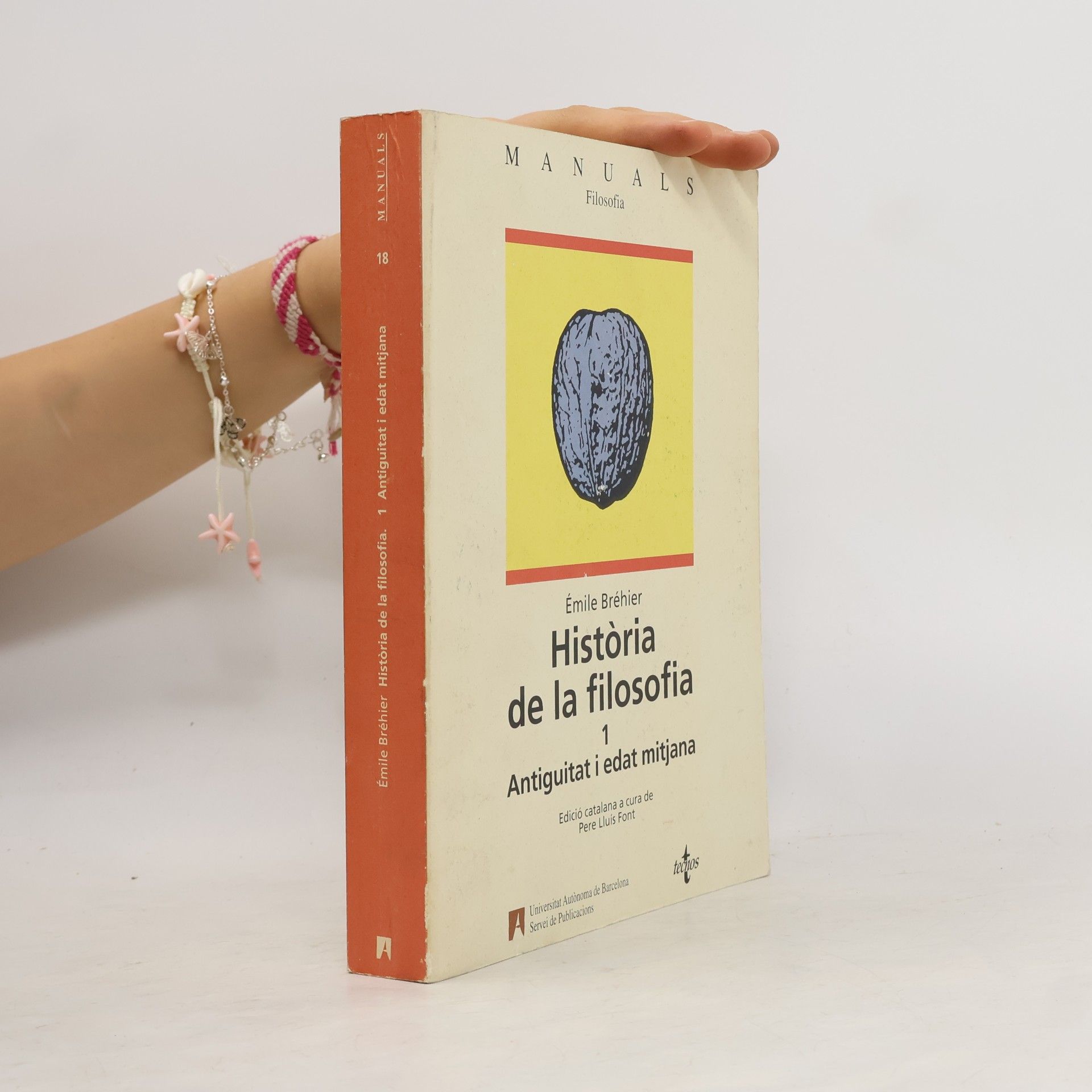 Pere Lluís Font Manuals de la UAB - 1: Història de la filosofia