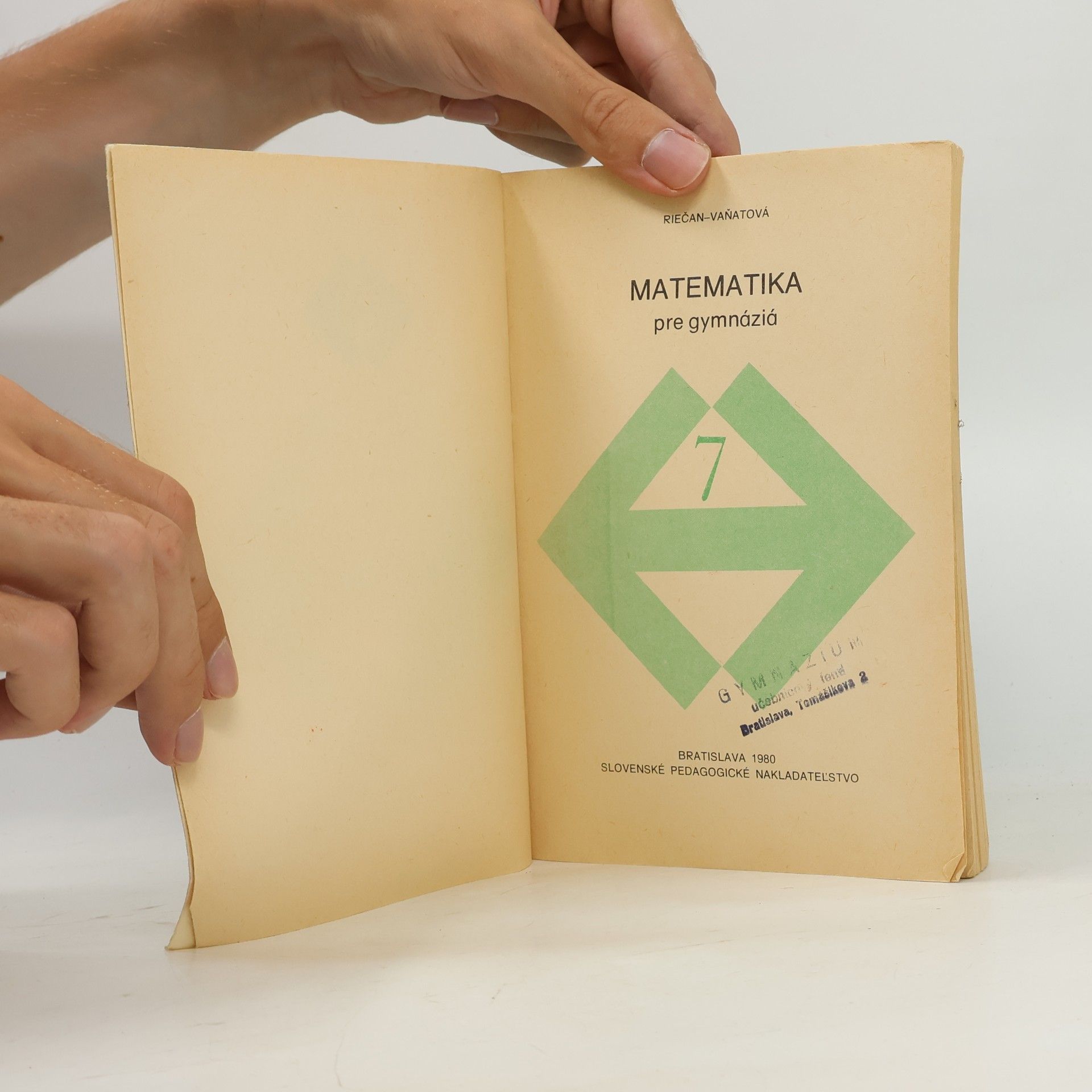 Collectif d'auteurs Matematika pre gymnázia 7.