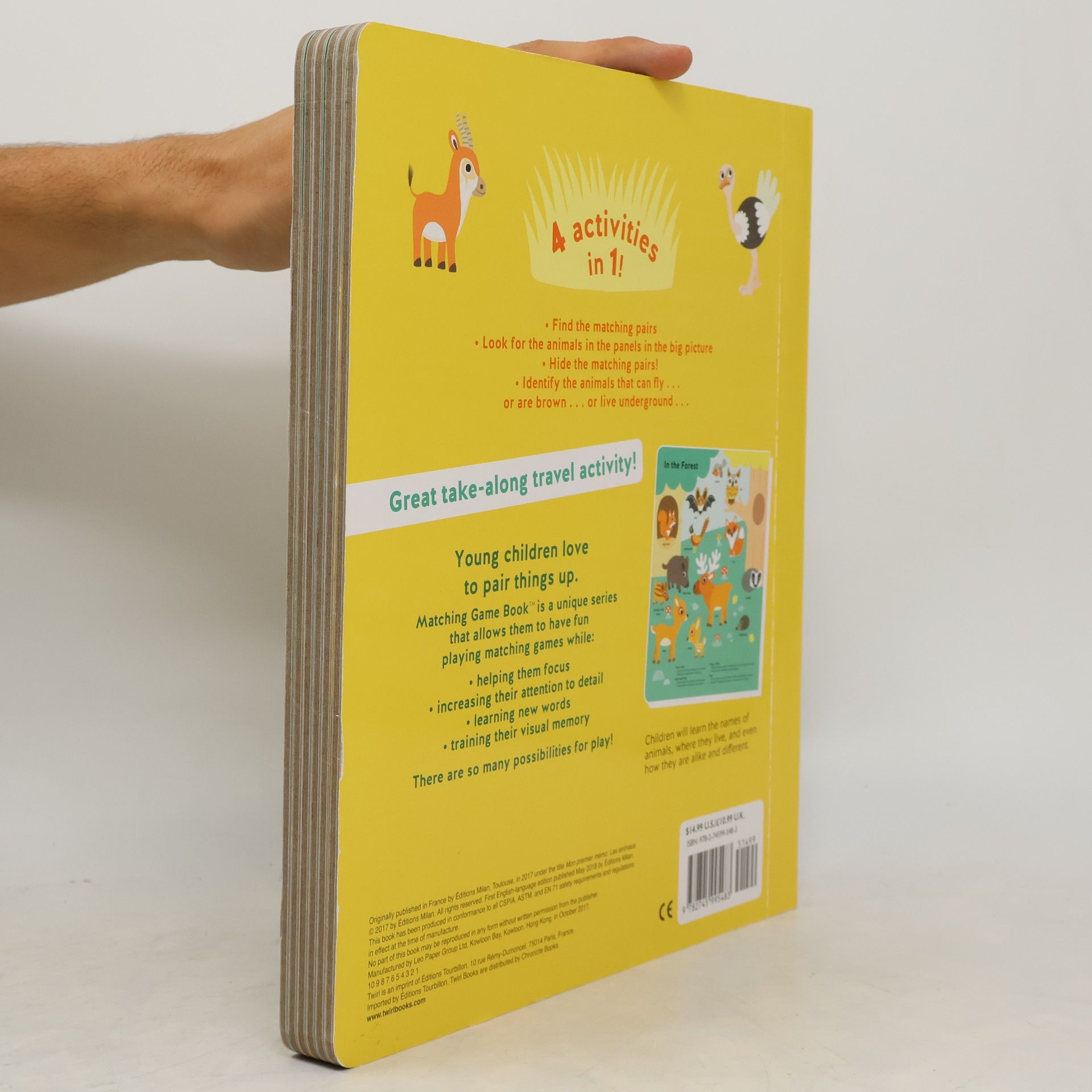 Stéphanie Babin Animals Matching Game Book