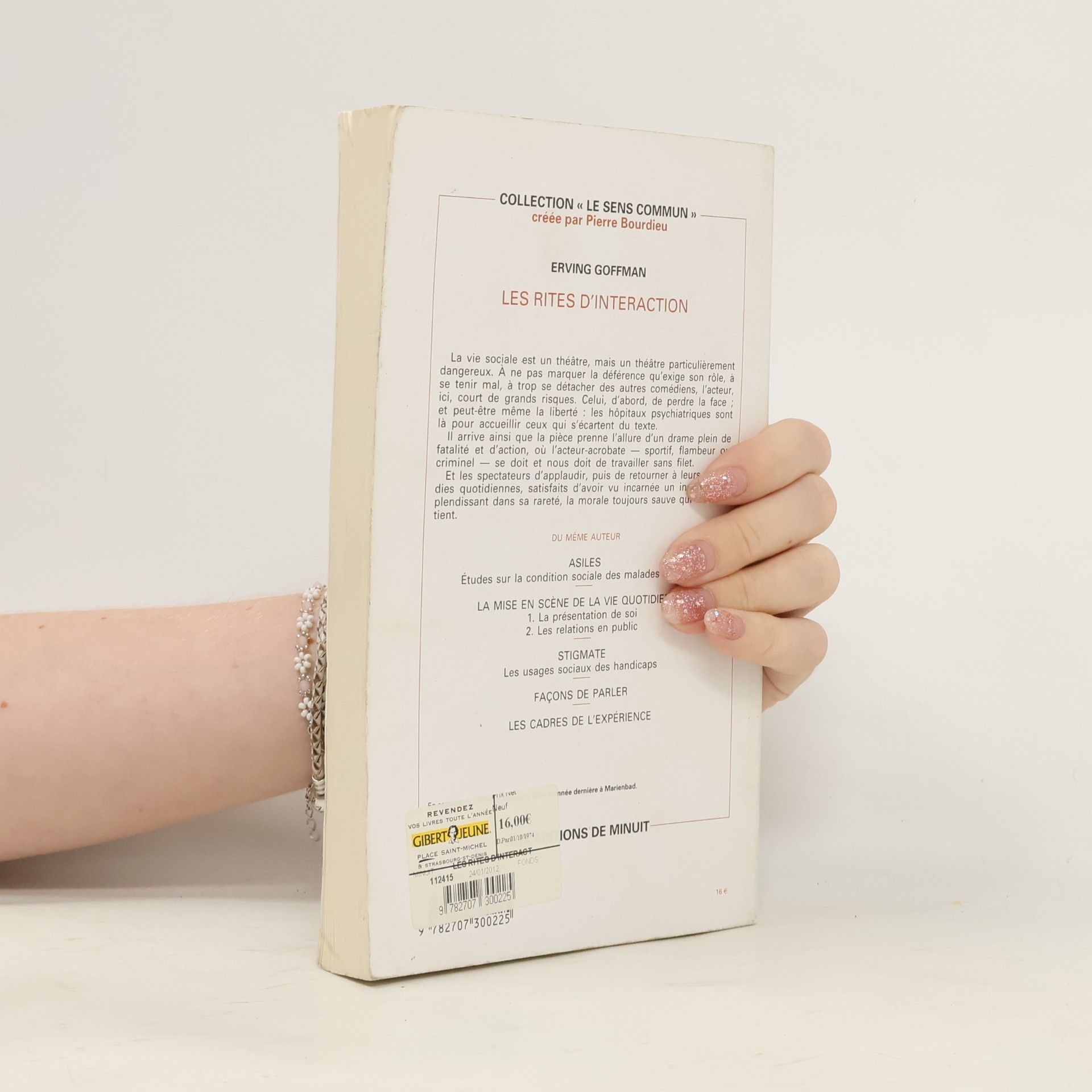 Erving Goffman Le Sens Commun: Les rites d'interaction