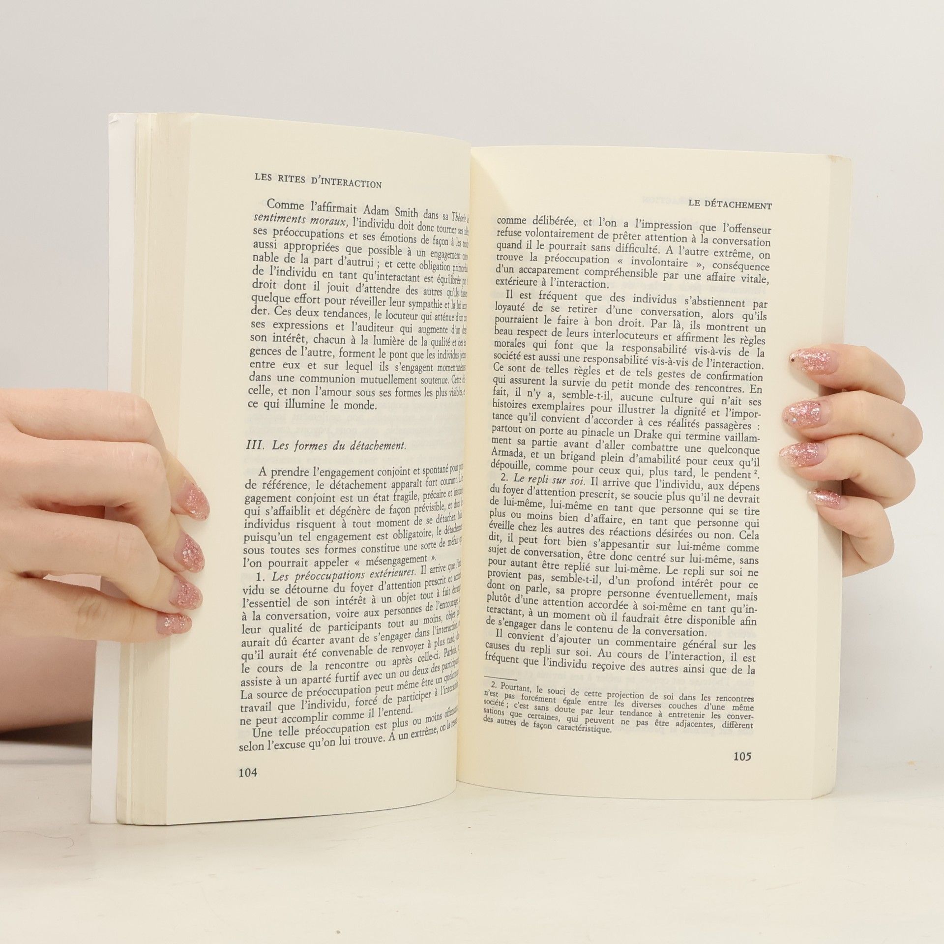 Erving Goffman Le Sens Commun: Les rites d'interaction
