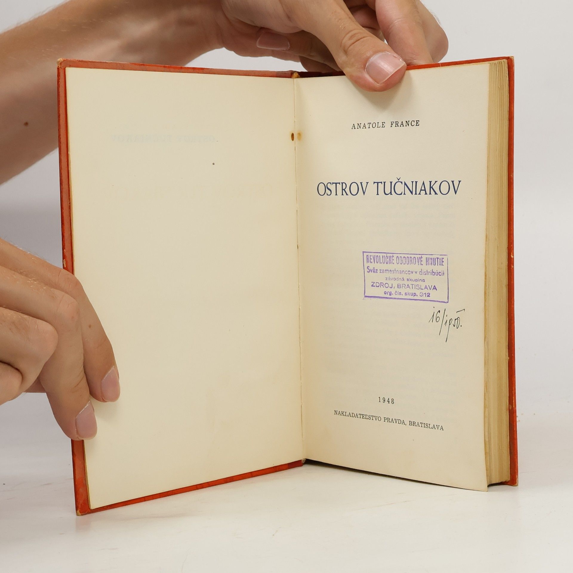 Anatole France Ostrov tučniakov