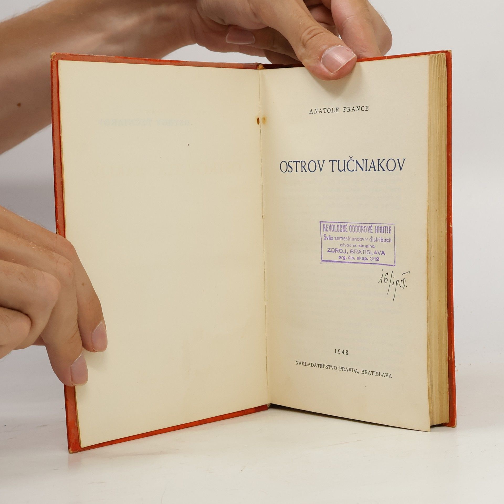 Anatole France Ostrov tučniakov