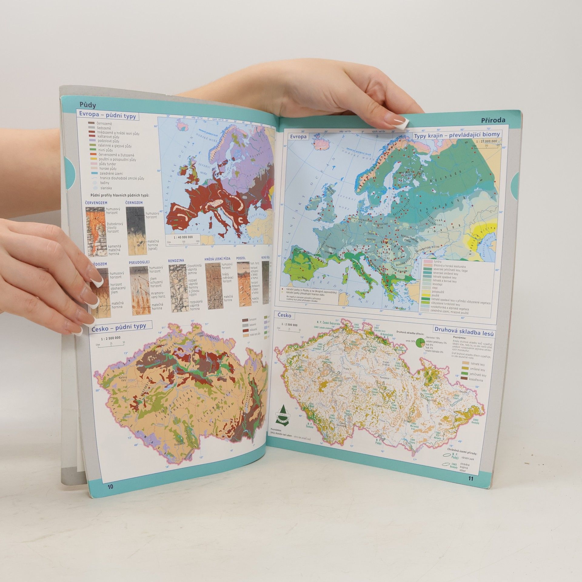 Kolektiv autorů Školní atlas Česká republika a Evropa