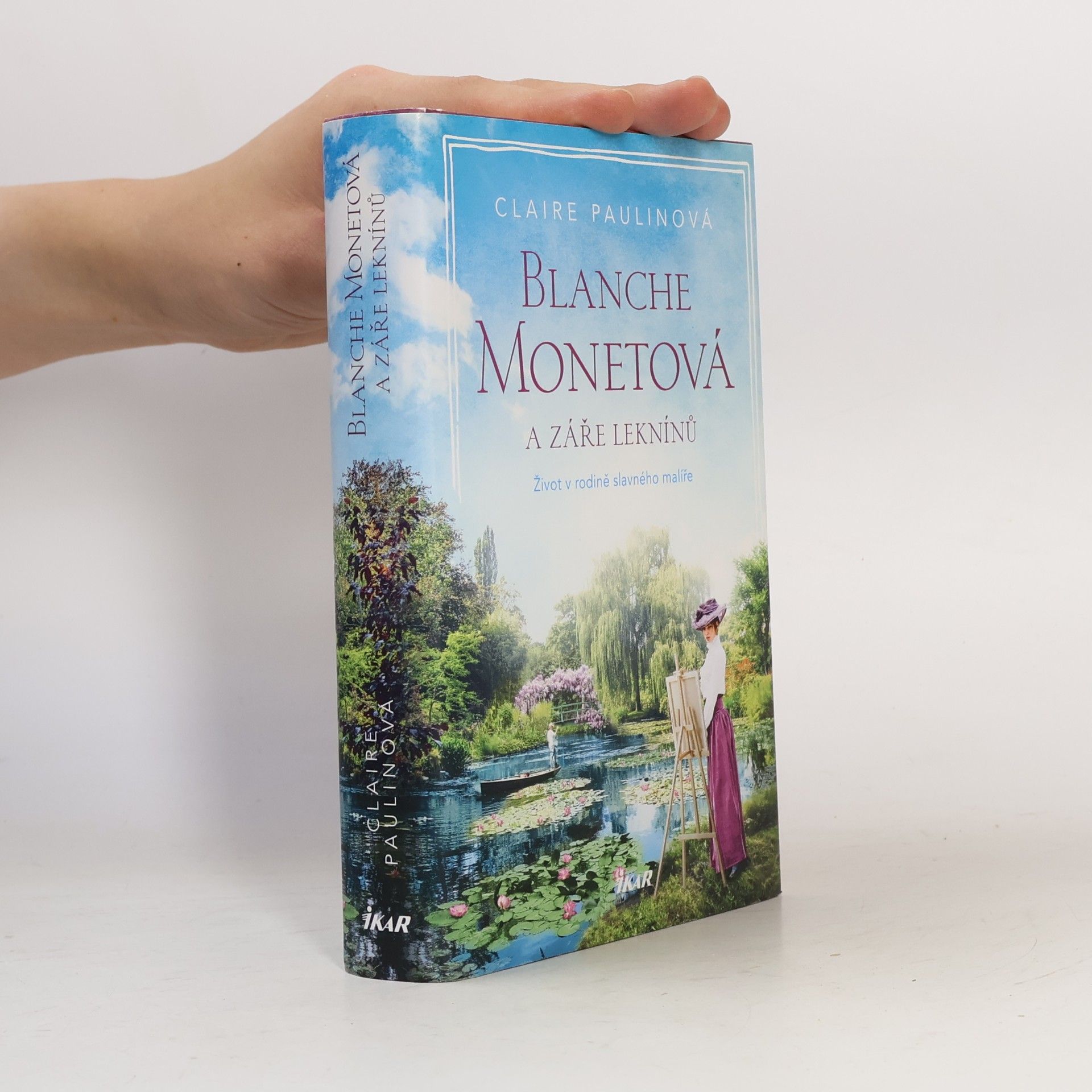 Claire Paulin Blanche Monetová a záře leknínů