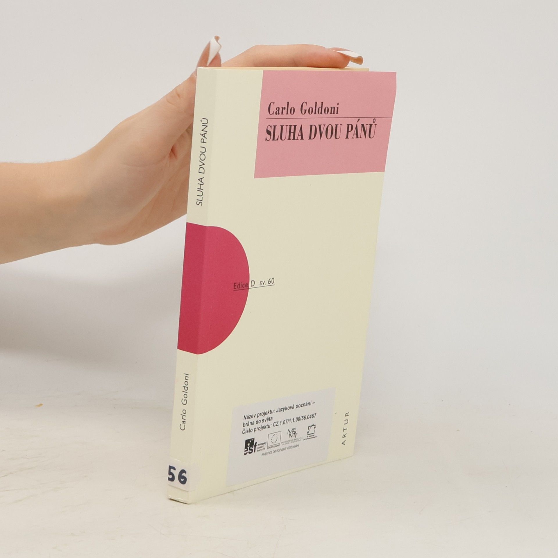 Carlo Goldoni Sluha dvou pánů : [komedie o třech dějstvích]