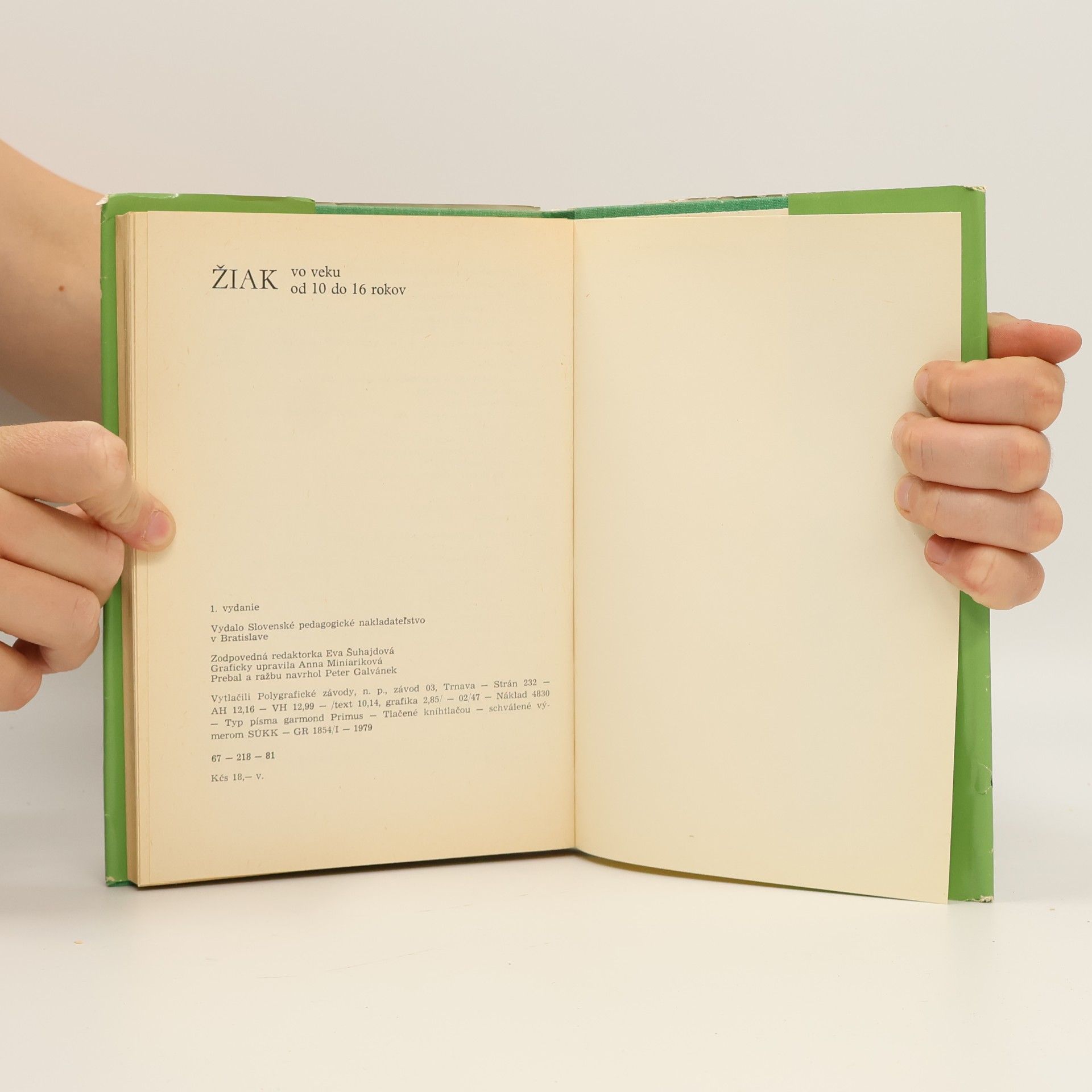Collectif d'auteurs Žiak vo veku od 10 do 16 rokov