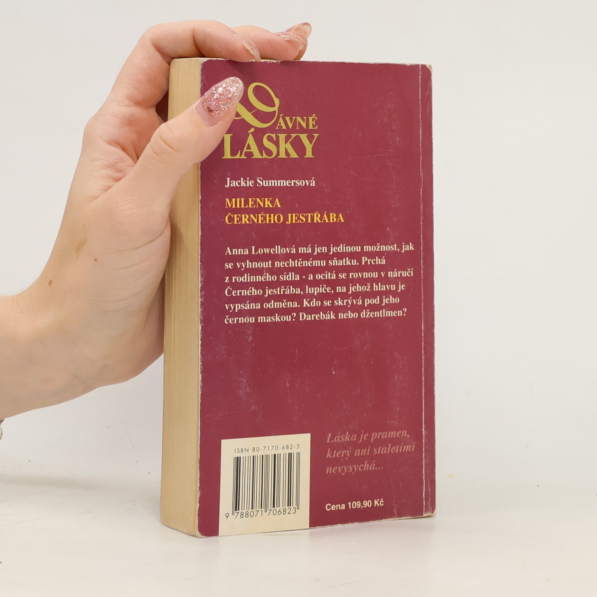 Jackie Summers Dávné lásky : historická romance, Milenka Černého jestřába