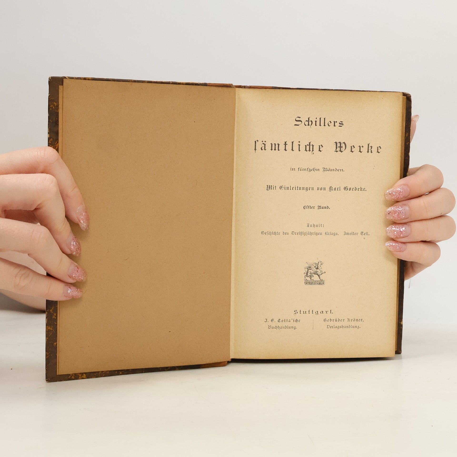 Friedrich Schiller Schillers sämtliche Werke 1