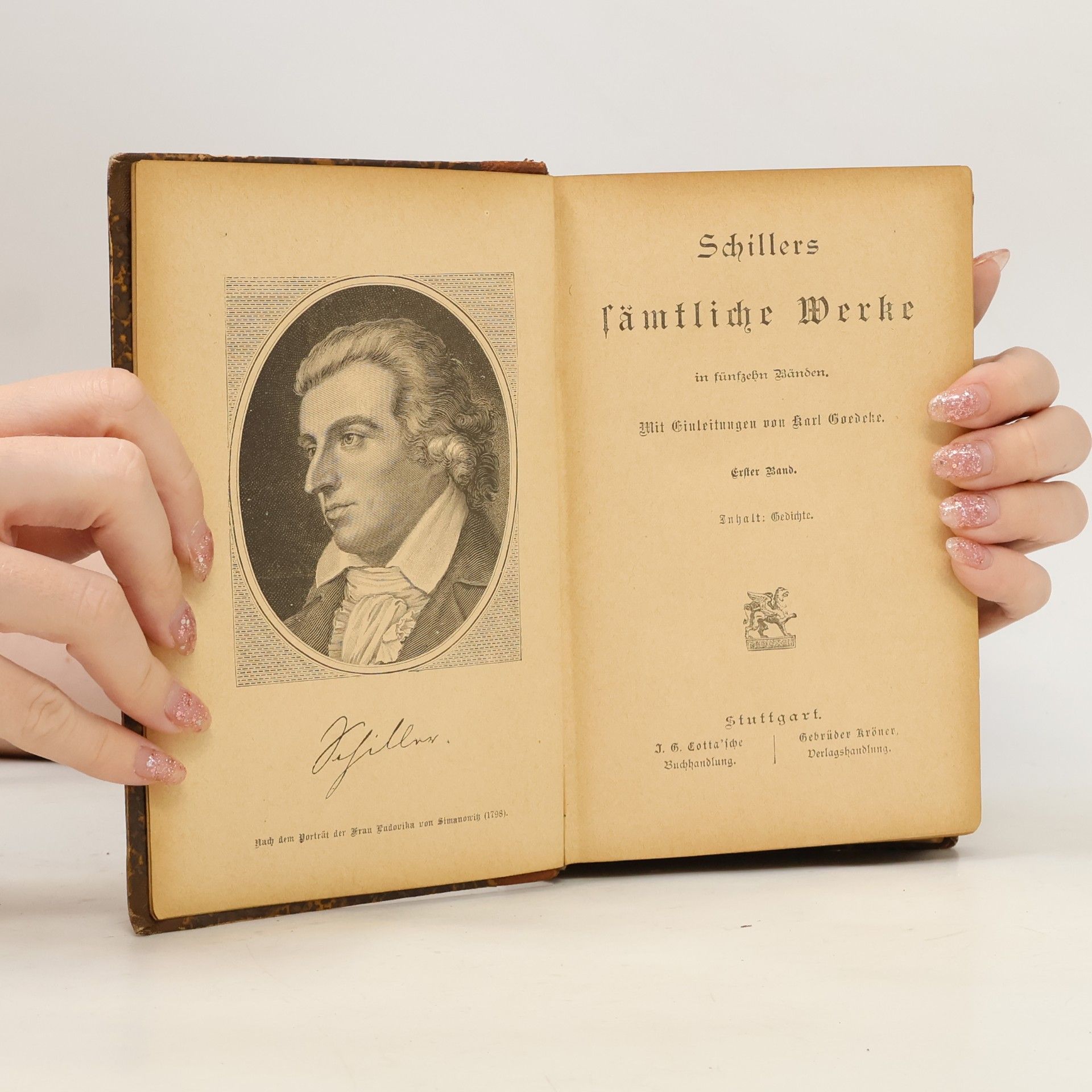 Friedrich Schiller Schillers sämtliche Werke 1