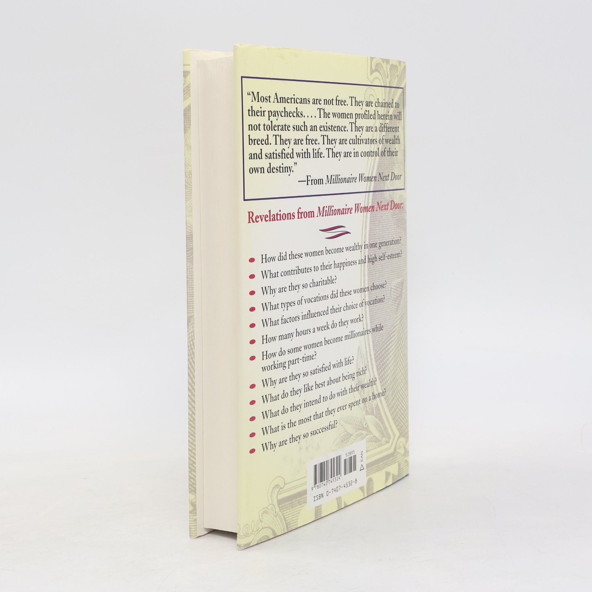 Thomas J. Stanley Millionaire Women Next Door