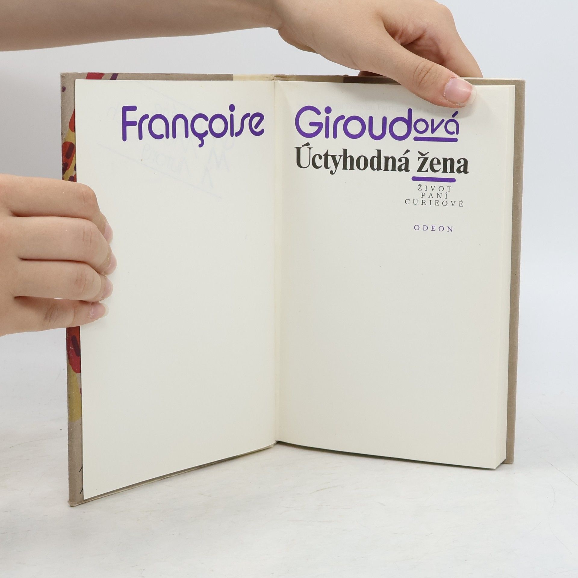 Françoise Giroud Úctyhodná žena. Život paní Curieové