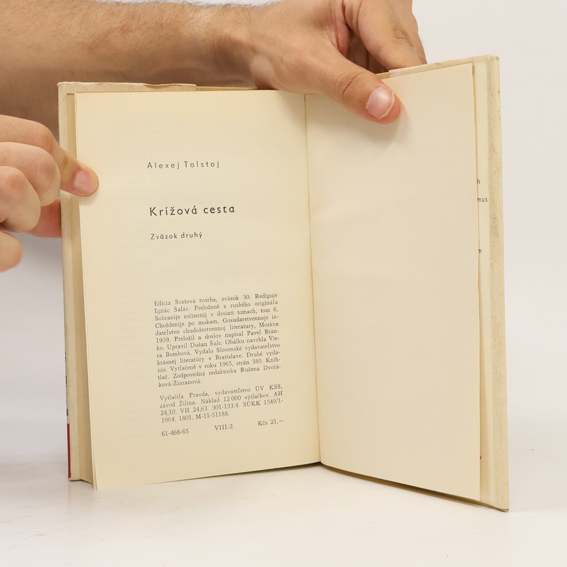 Aleksej N. Tolstoj Krížová cesta. Zväzok druhý