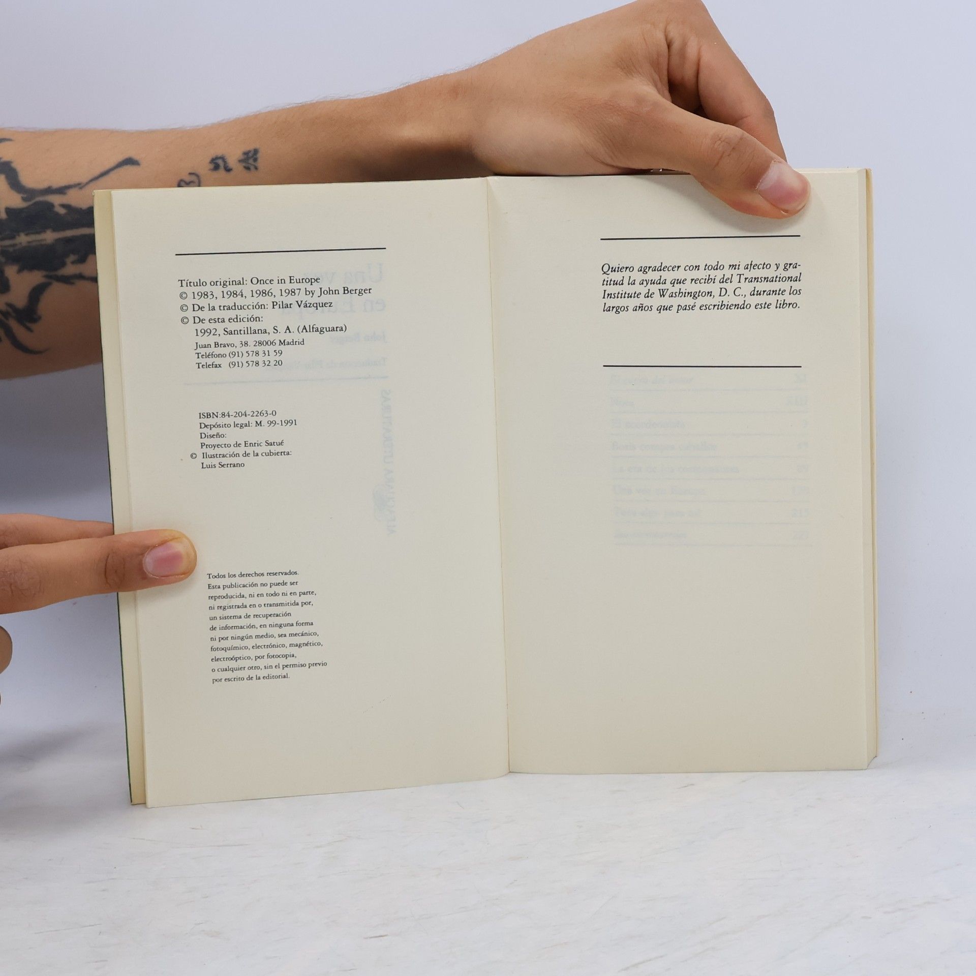 John Berger Alfaguara Literaturas - 322: Una vez en Europa