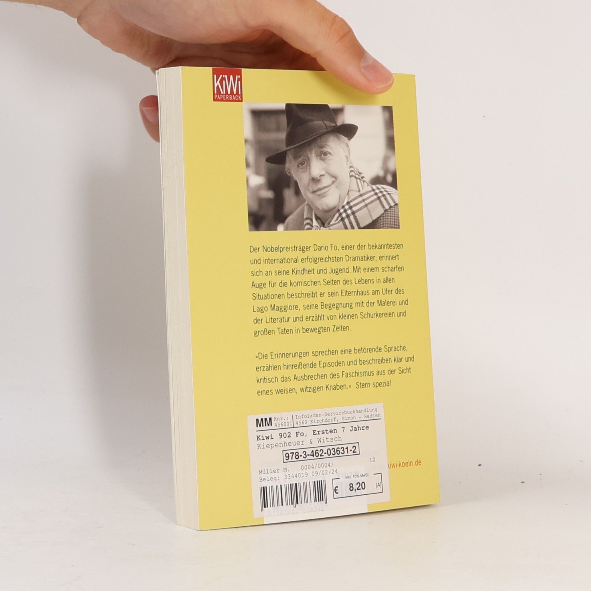 Dario Fo Meine ersten sieben Jahre und ein paar dazu