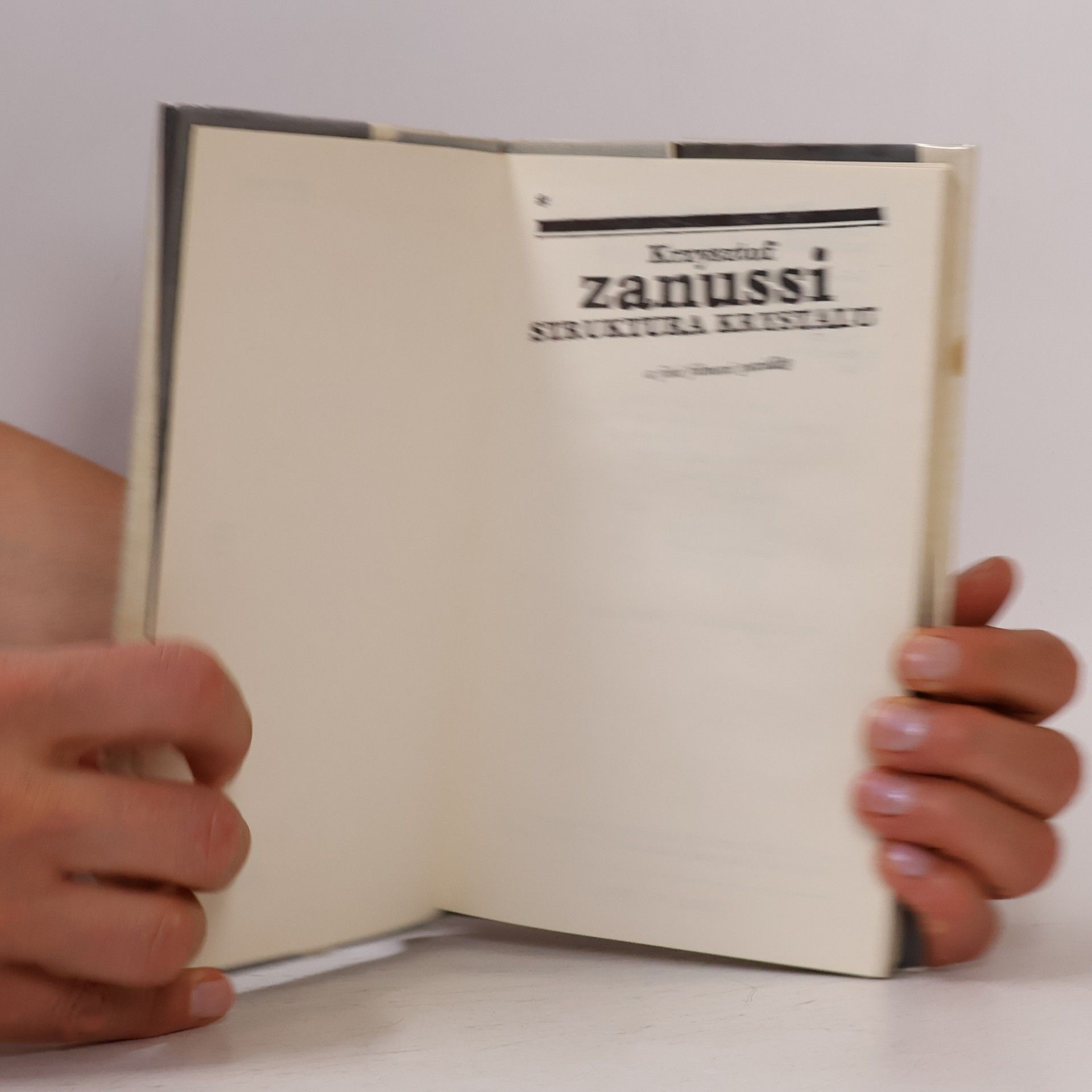 Krzysztof Zanussi Struktura krystalu
