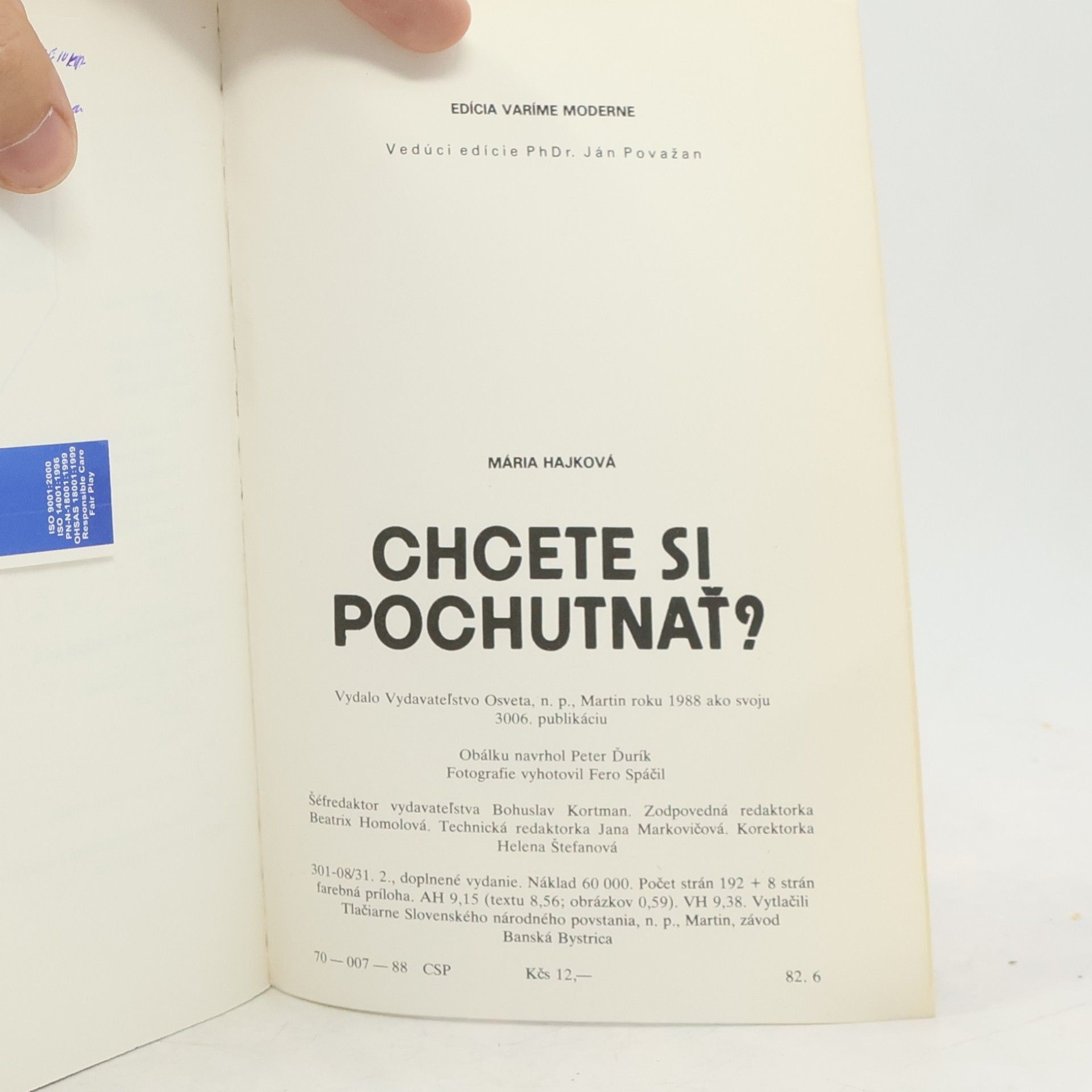 Mária Hajková Chcete si pochutnať?