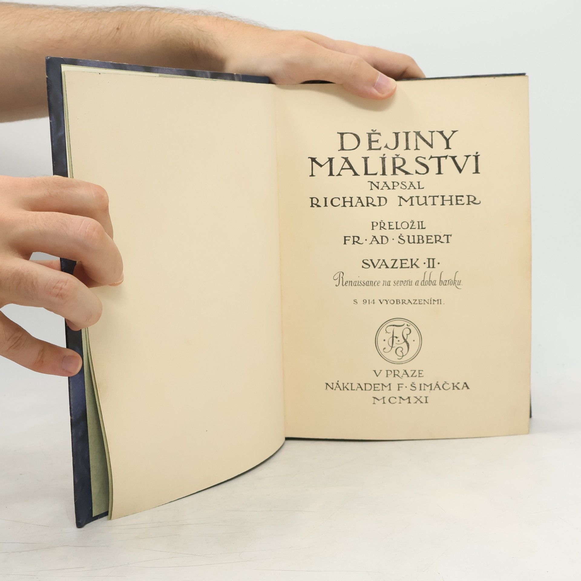 Richard Muther Dějiny malířství II.