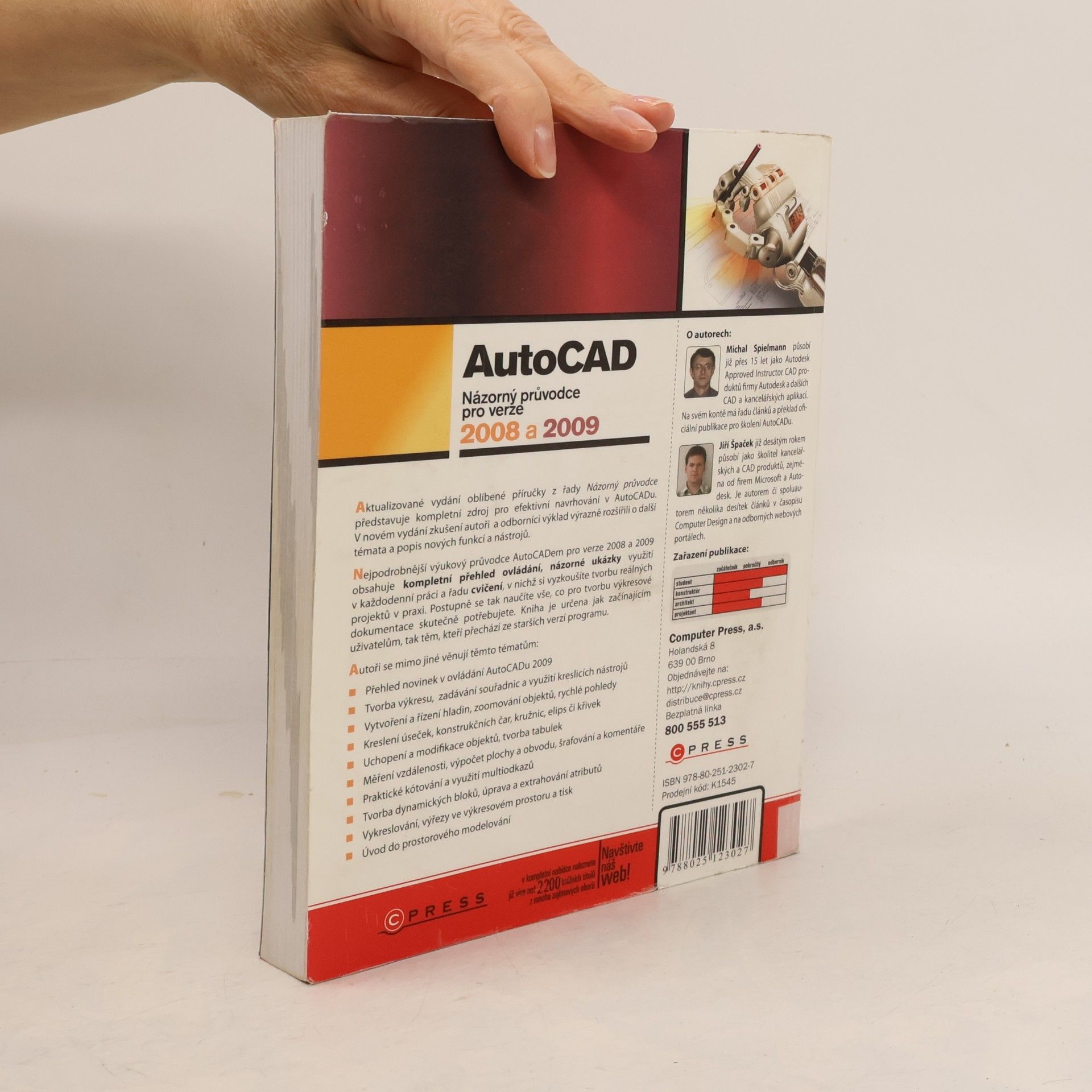 Jiří Špaček AutoCAD - názorný průvodce pro verze 2008 a 2009