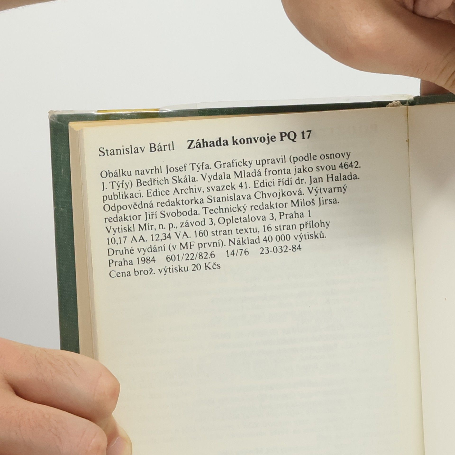 Stanislav Bártl Záhada konvoje PQ 17