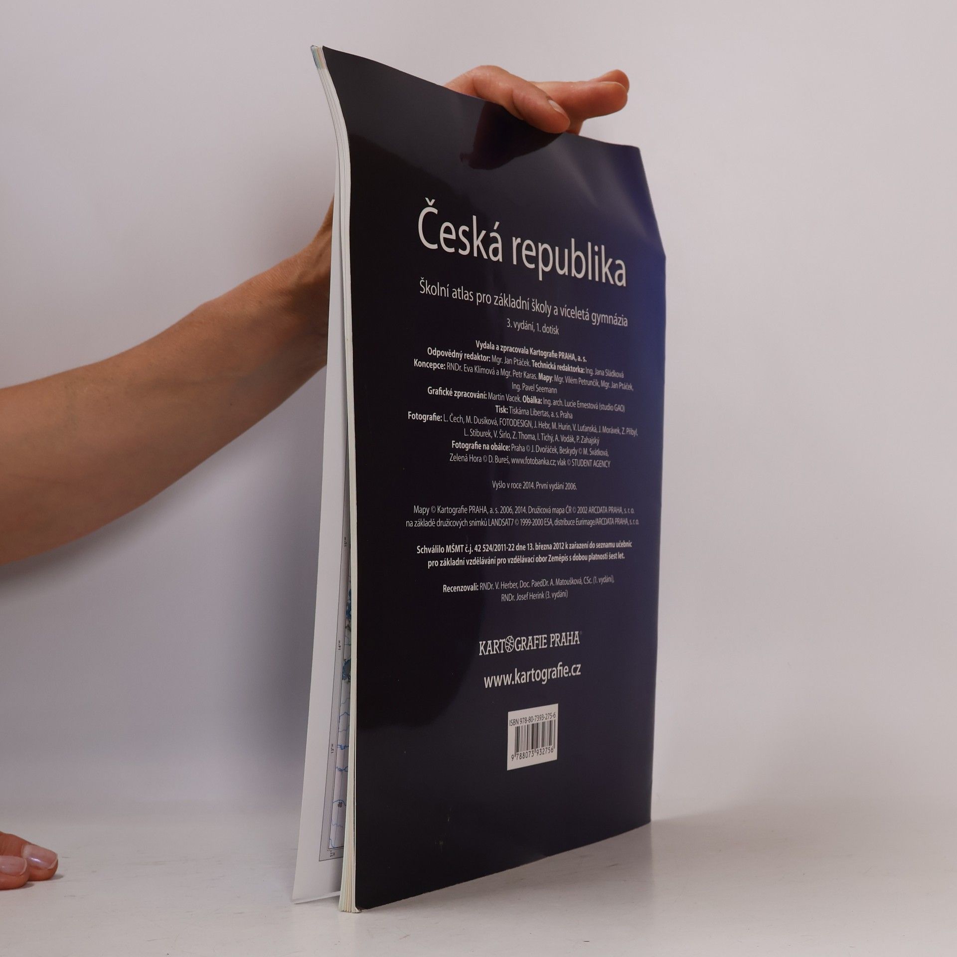 Collectif d'auteurs Česká republika školní atlas pro základní školy a víceletá gymnázia