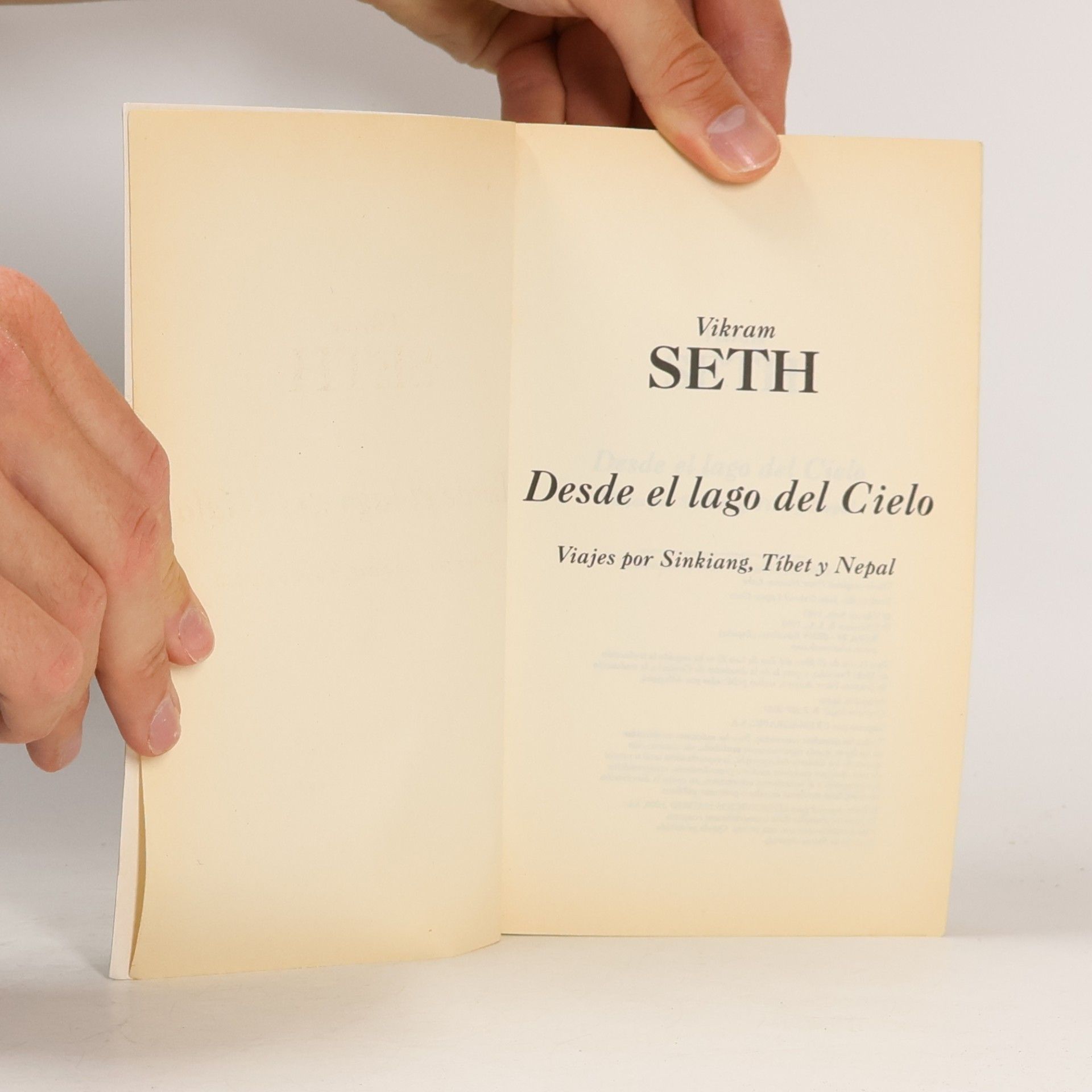 Vikram Seth Desde el lago del Cielo