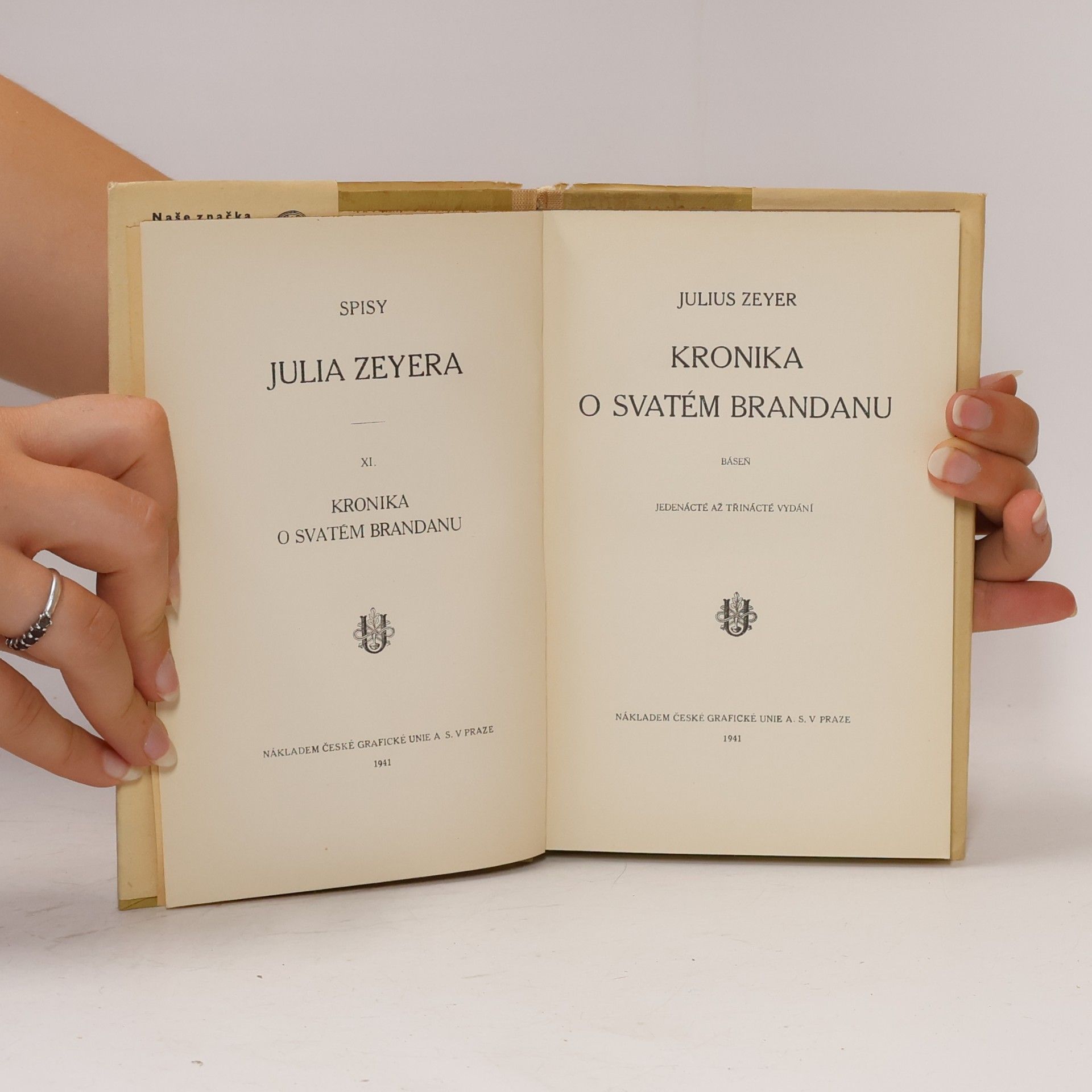 Julius Zeyer Kronika o svatém Brandanu