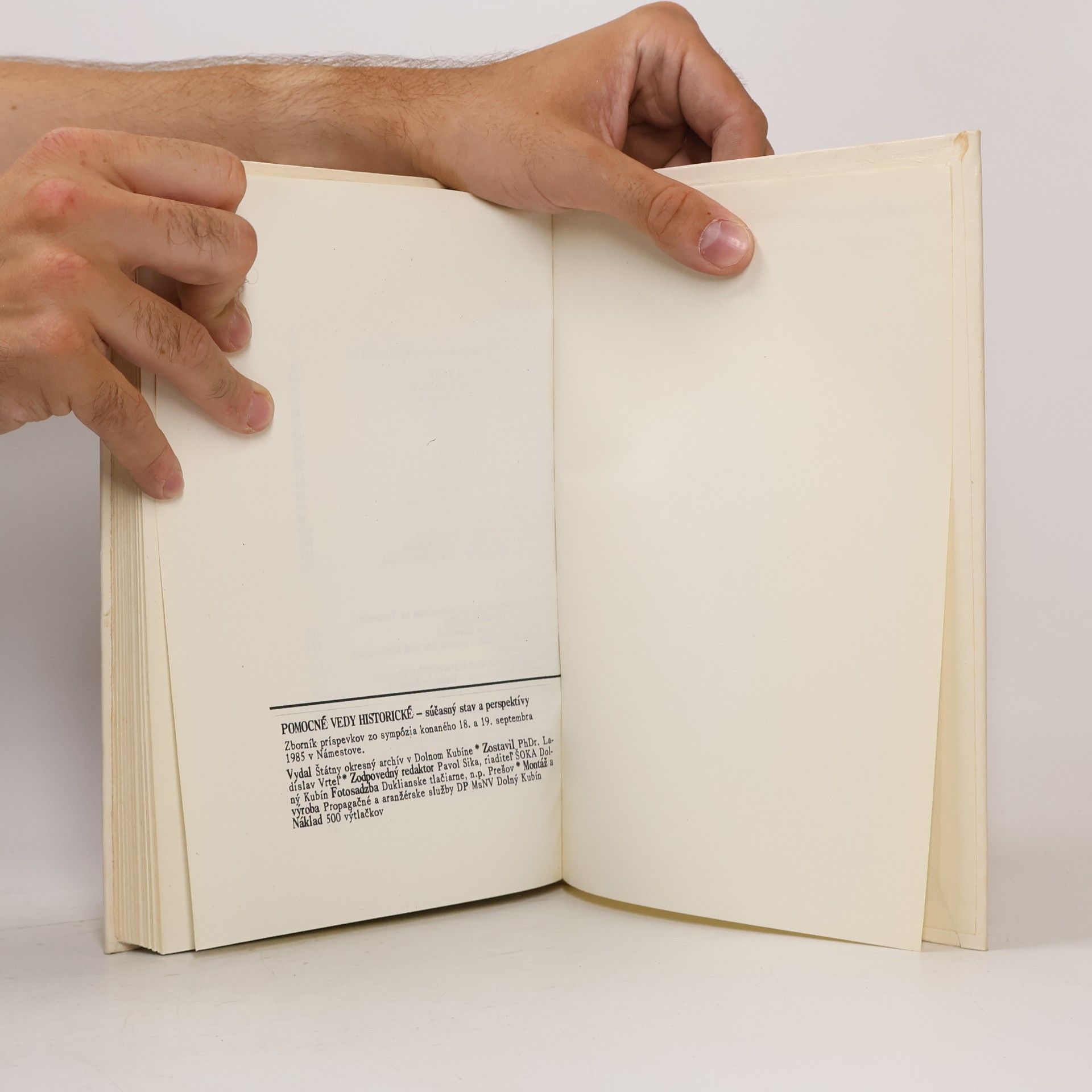 Collectif d'auteurs Pomocné vedy historické. Súčasný stav a perspektívy