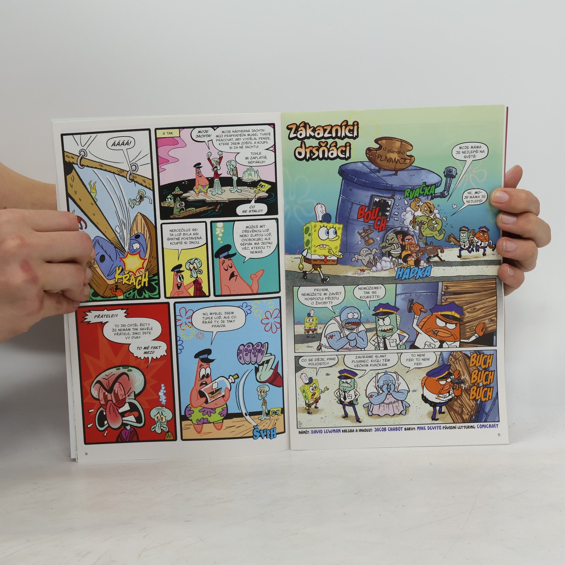 Autores varios SpongeBob komiks 8/2023. Jak vypéct Sépiáka