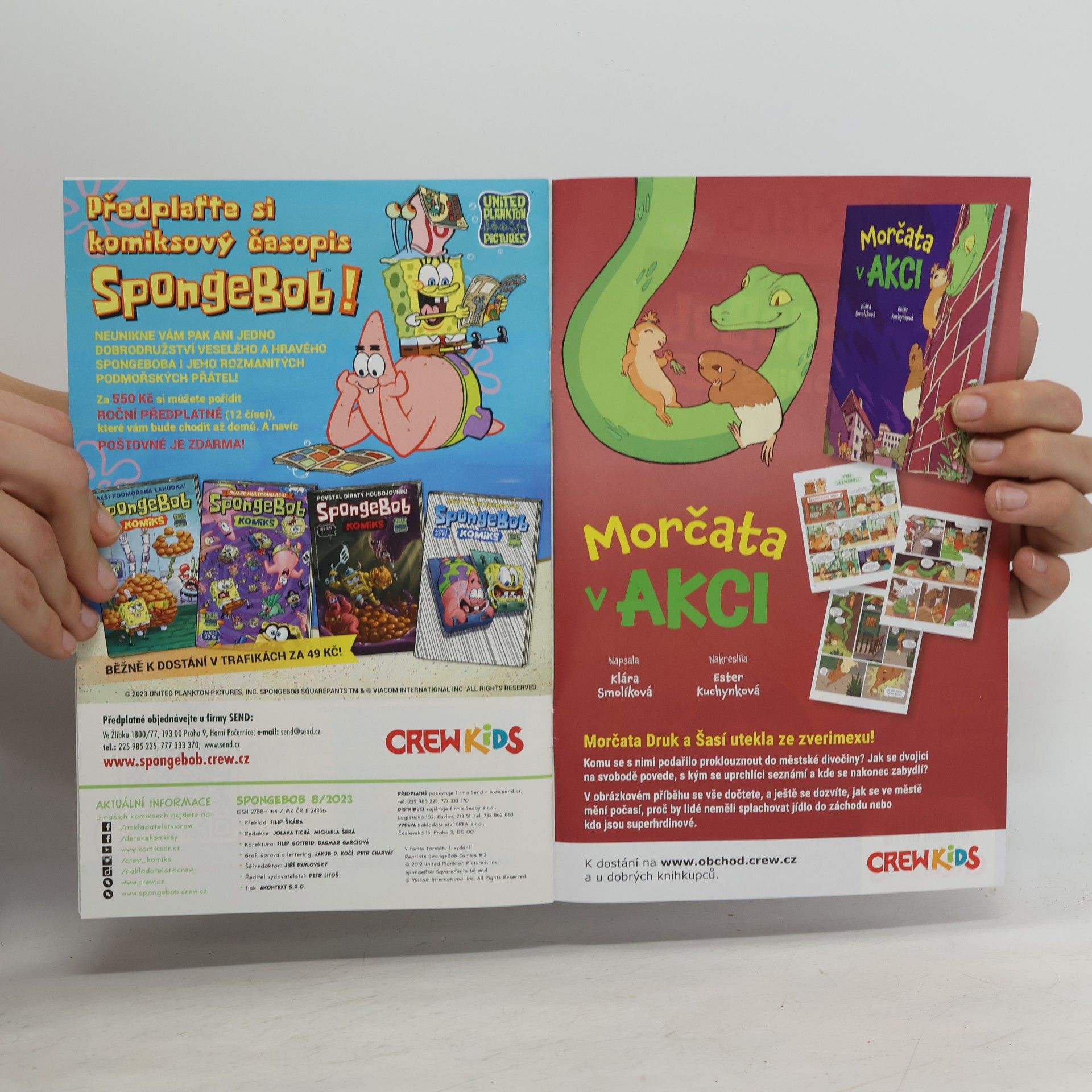 Autores varios SpongeBob komiks 8/2023. Jak vypéct Sépiáka