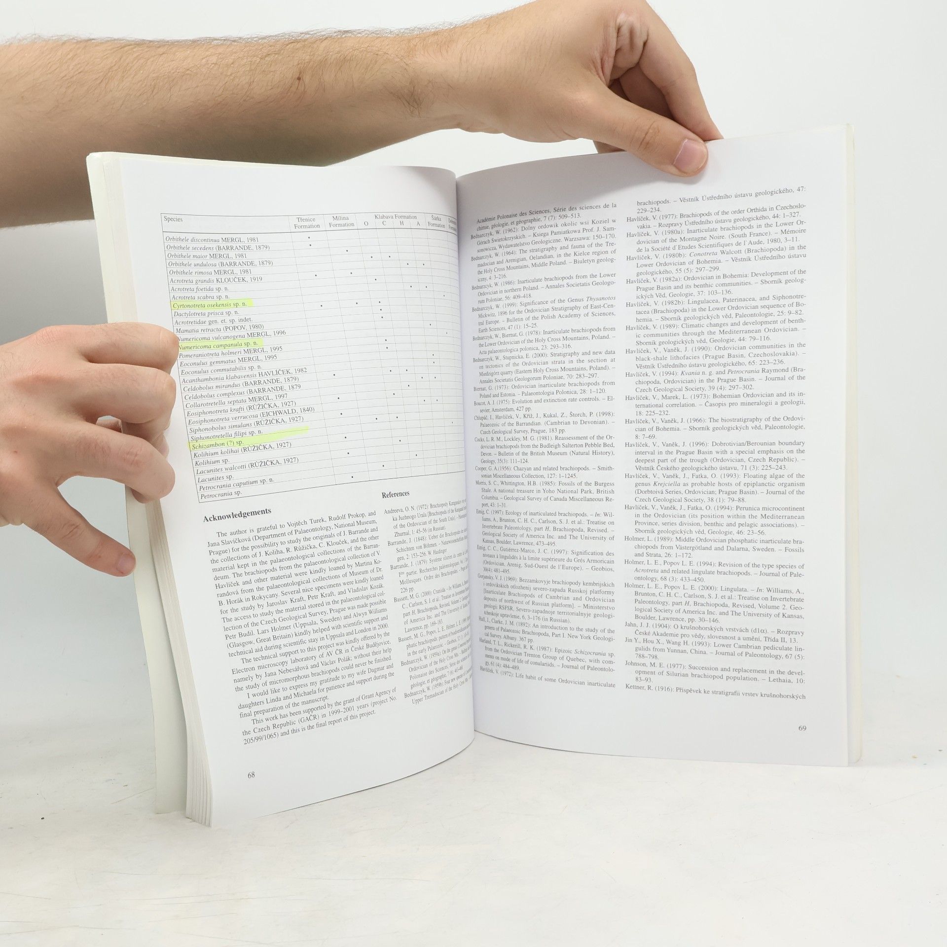 Jiří Kvaček Sborník Národního muzea v Praze : řada B - přírodní vědy = Acta Musei nationalis Pragae : series B - historia naturalis 58/2002/1-2