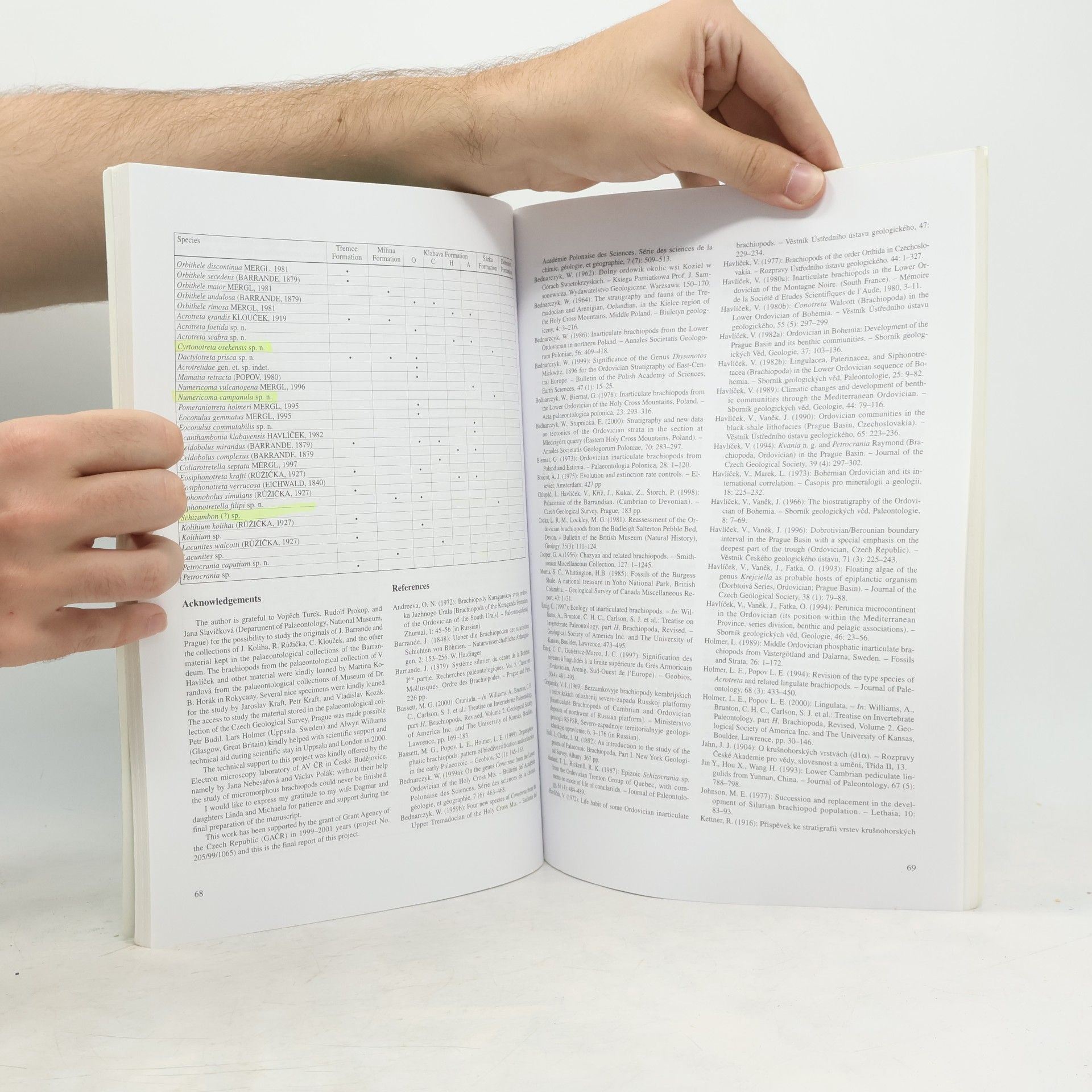 Jiří Kvaček Sborník Národního muzea v Praze : řada B - přírodní vědy = Acta Musei nationalis Pragae : series B - historia naturalis 58/2002/1-2