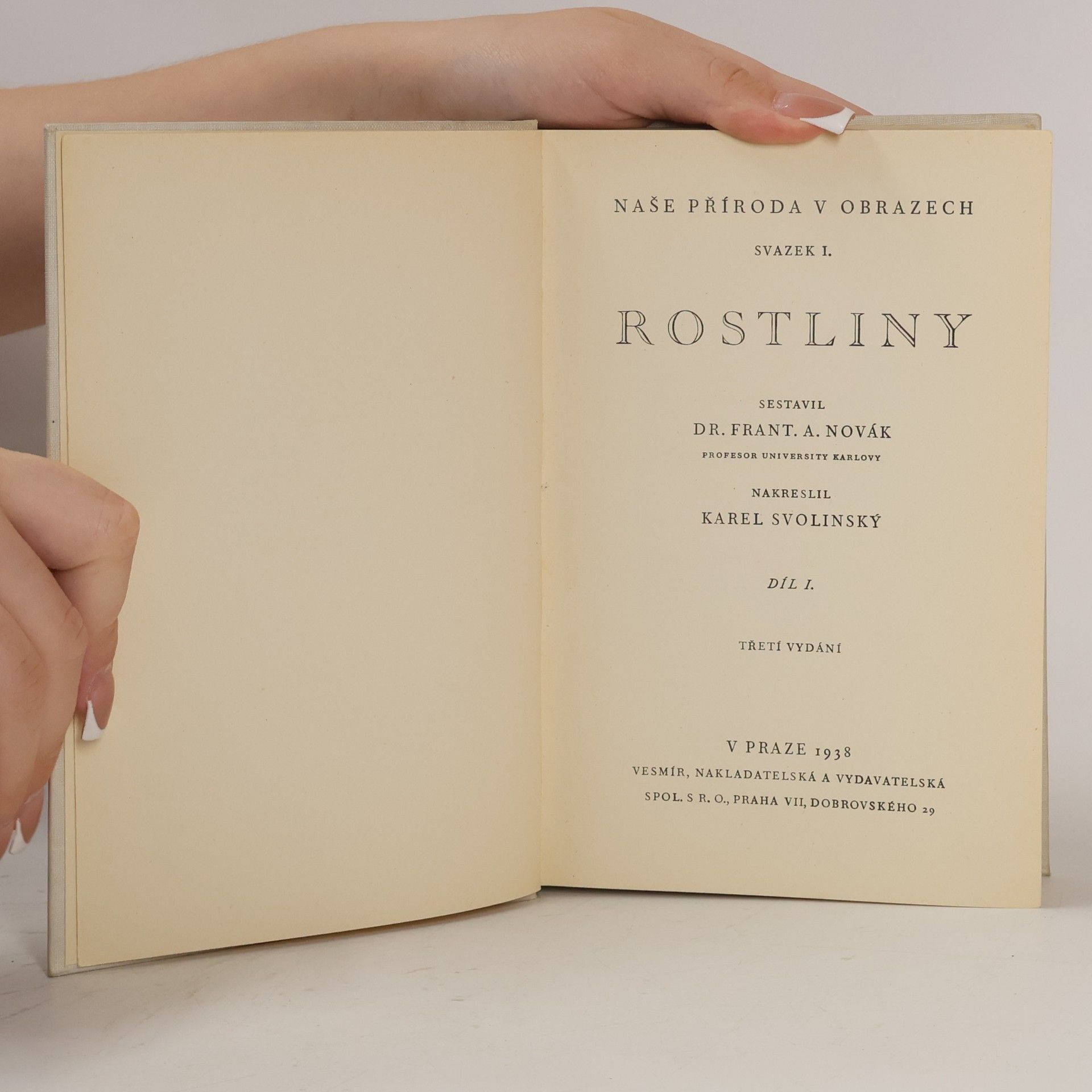 František Antonín Novák Rostliny I.