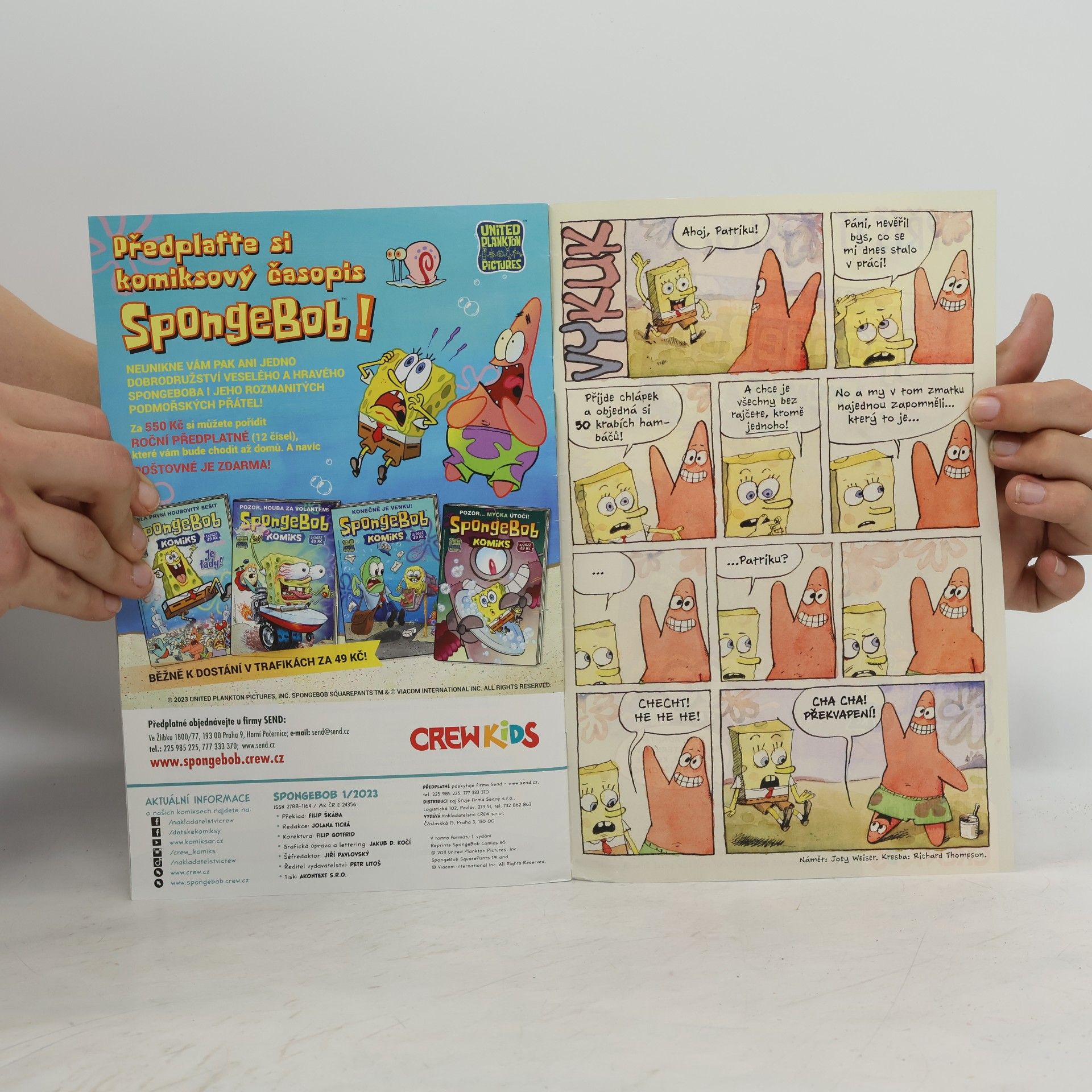 Various authors Spongebob Komiks 1/2023