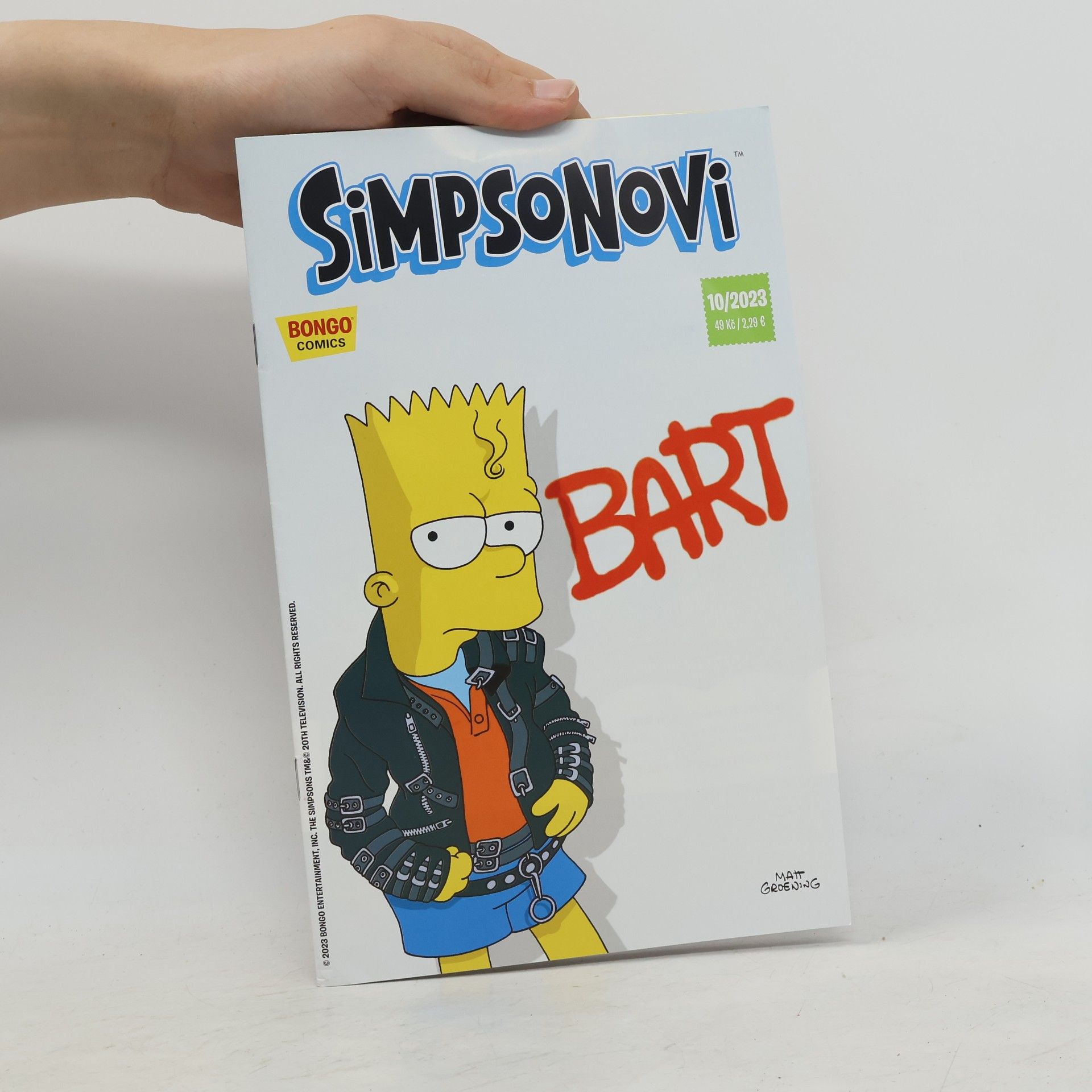 Matt Groening Simpsonovi 10/2023