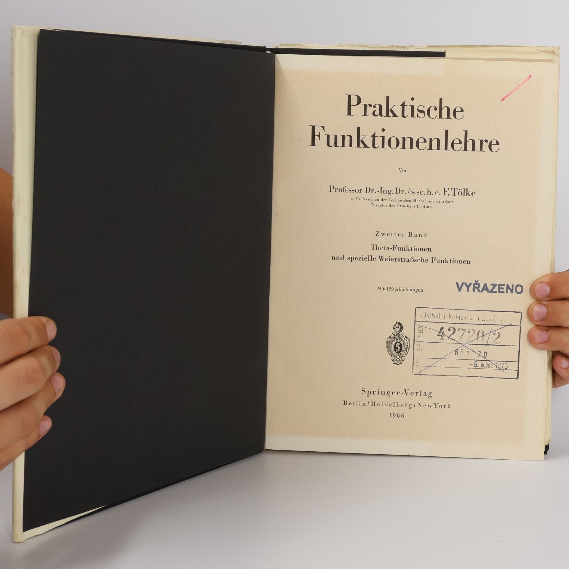 Friedrich Tölke Praktische Funktionenlehre