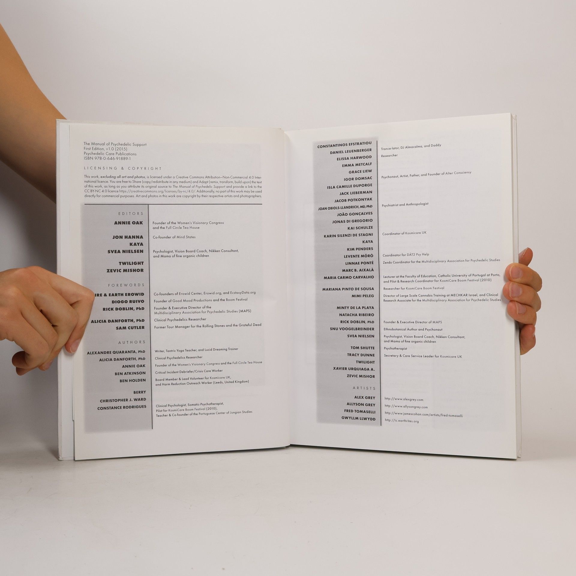 Alexandre Quaranta The Manual of Psychedelic Support