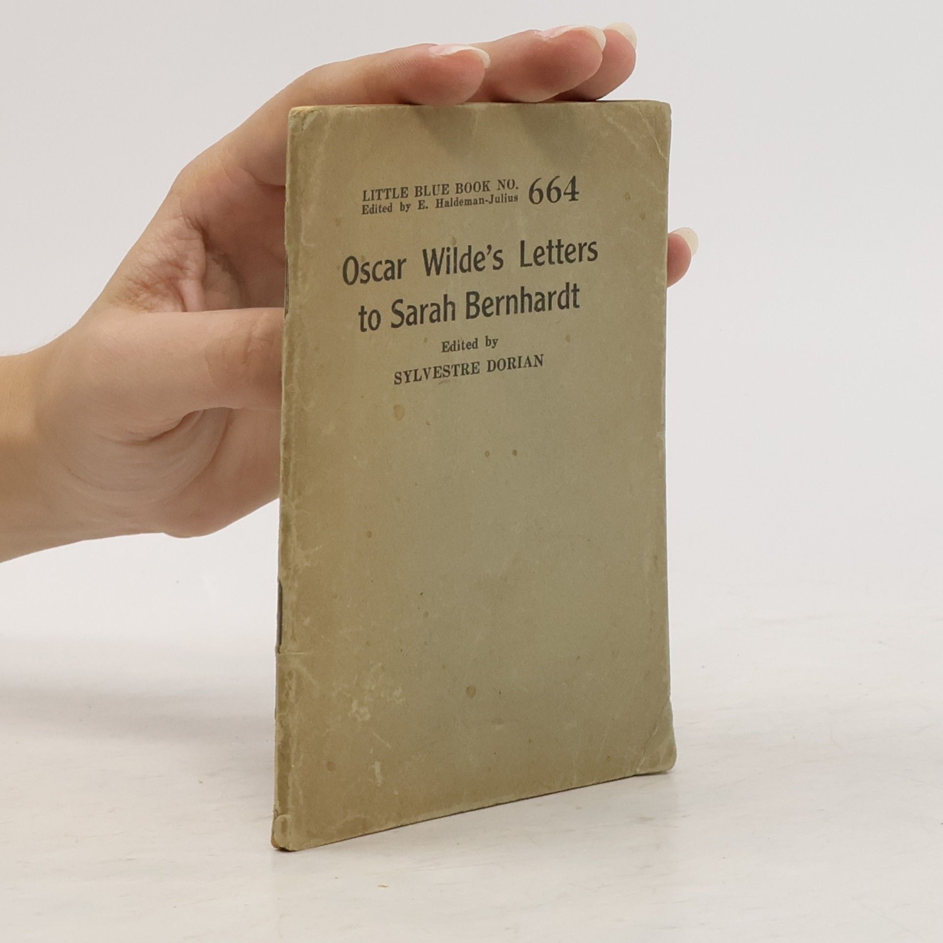 Oscar Wilde Oscar Wilde's Letters to Sarah Bernhardt