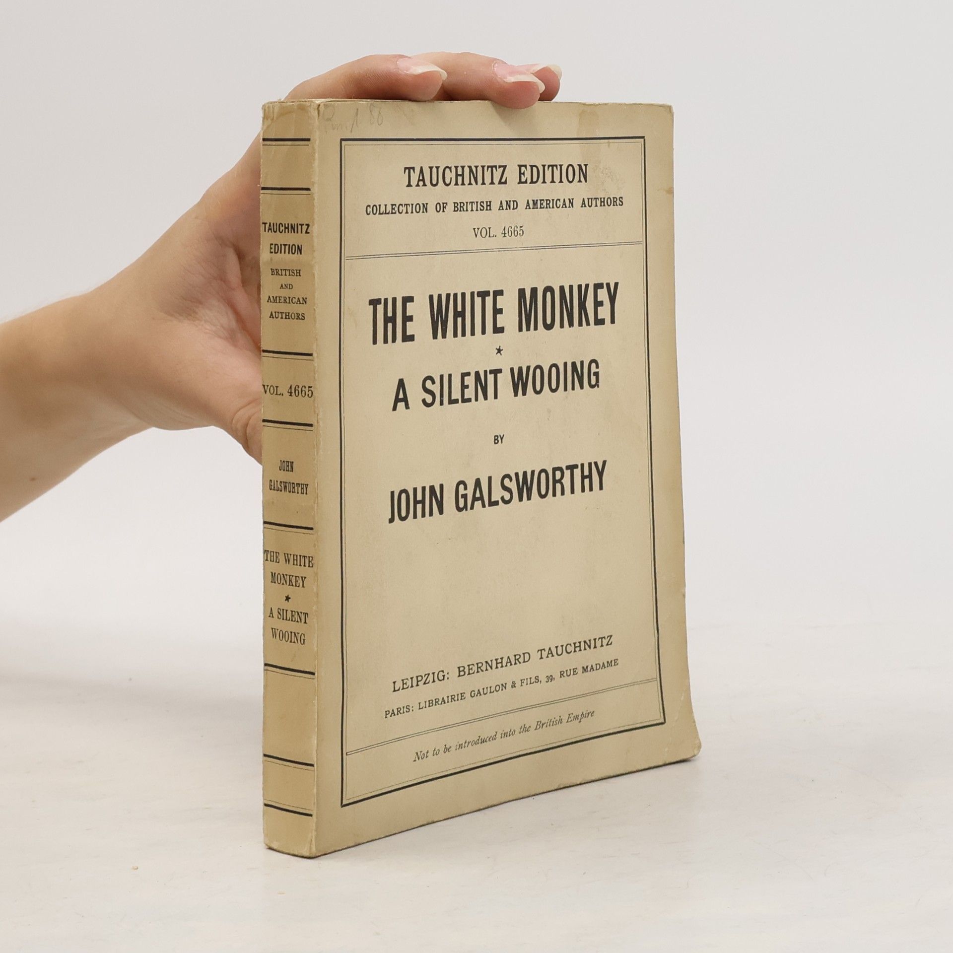 John Galsworthy The White Monkey. A Silent Wooing