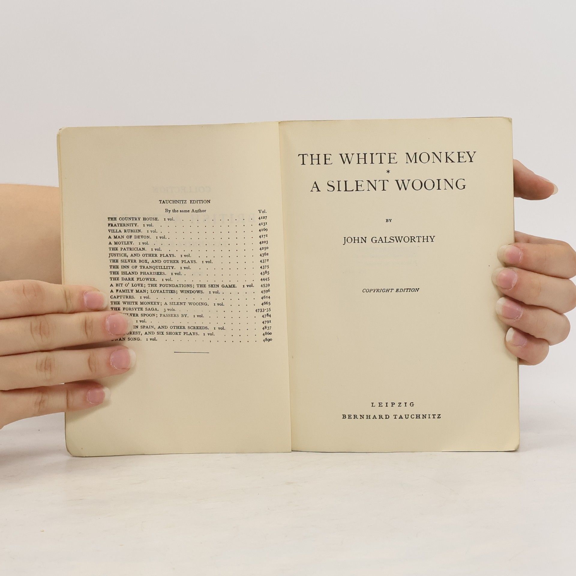 John Galsworthy The White Monkey. A Silent Wooing
