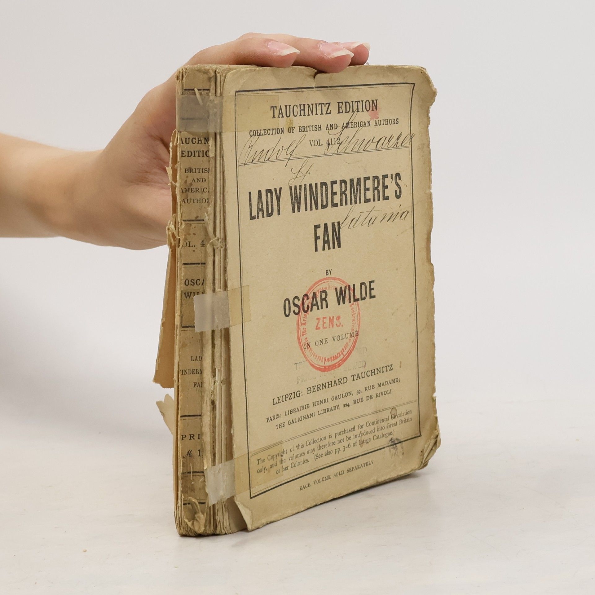 Oscar Wilde Lady Windermere's Fan