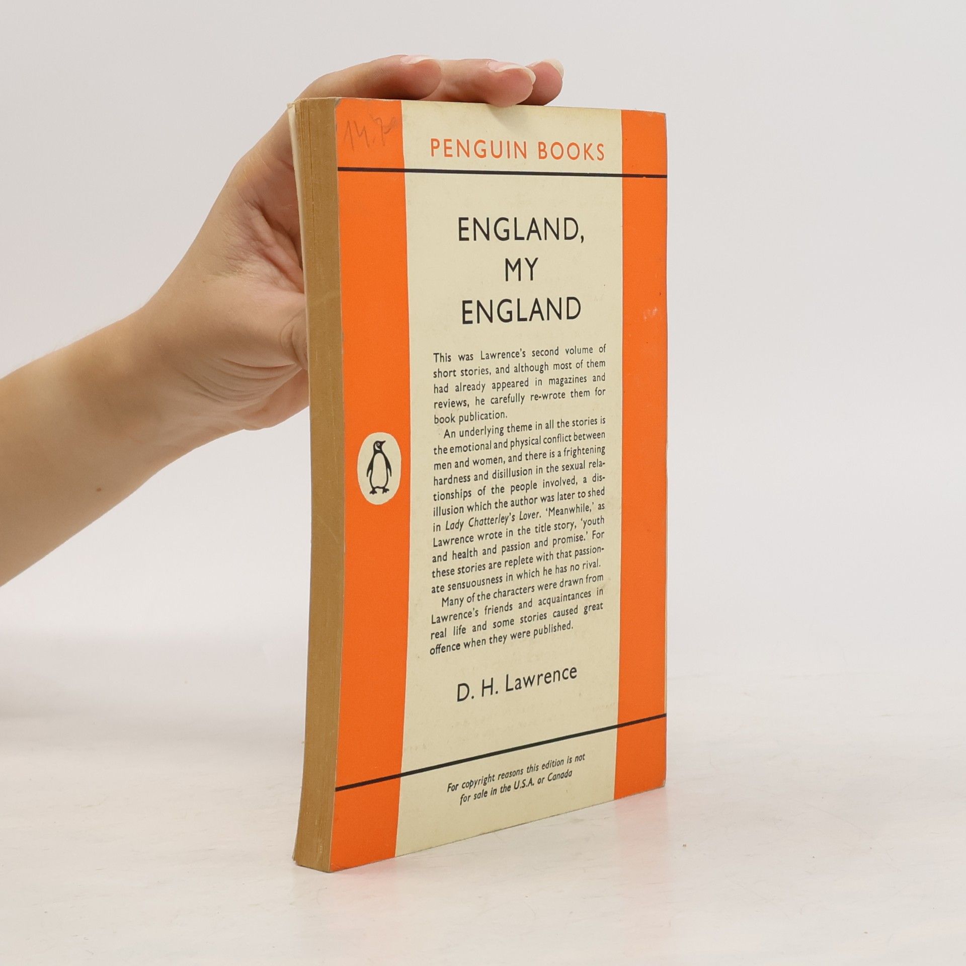D. H. Lawrence England, My England
