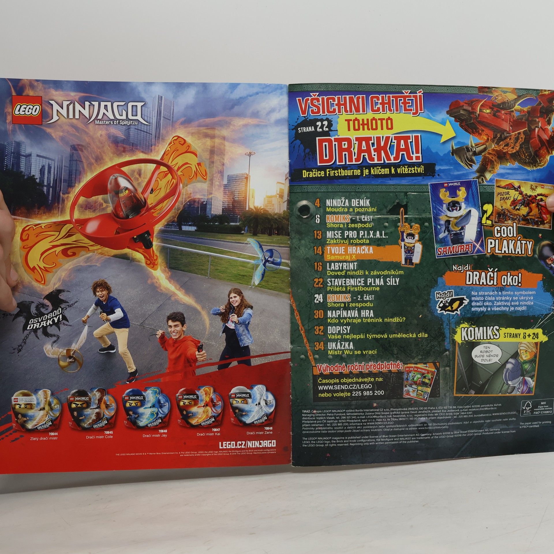 Kolektiv autorů Lego Ningago 6/2018