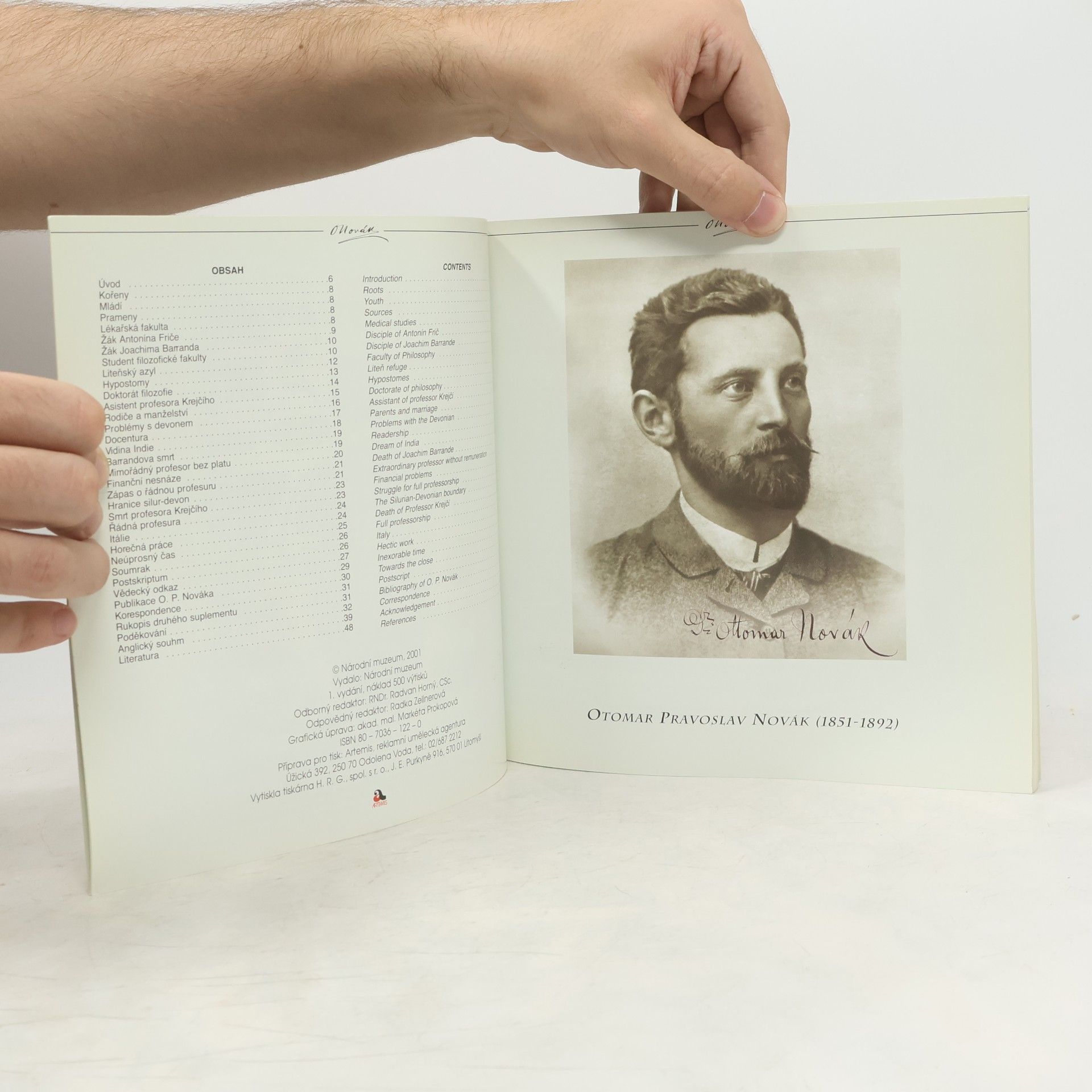 Auteurscollectief Otomar Pravoslav Novák (1851-1892): český paleontolog, žák a pokračovatel Barrandův