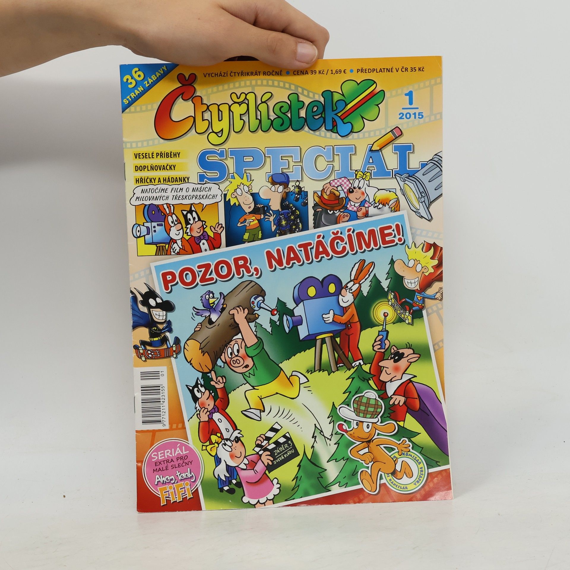 Kolektív autorov Čtyřlístek speciál 1/2015 - Pozor, natáčíme!