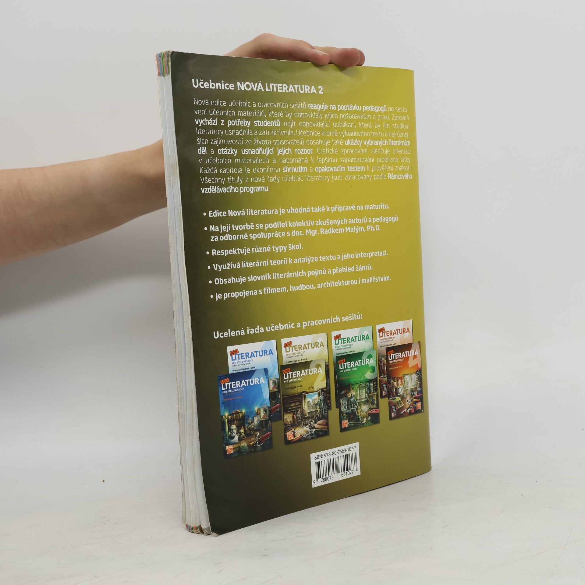 Autorenkollektiv Nová literatura 2. Pro 2. ročník středních škol a gymnázií. Pracovní sešit