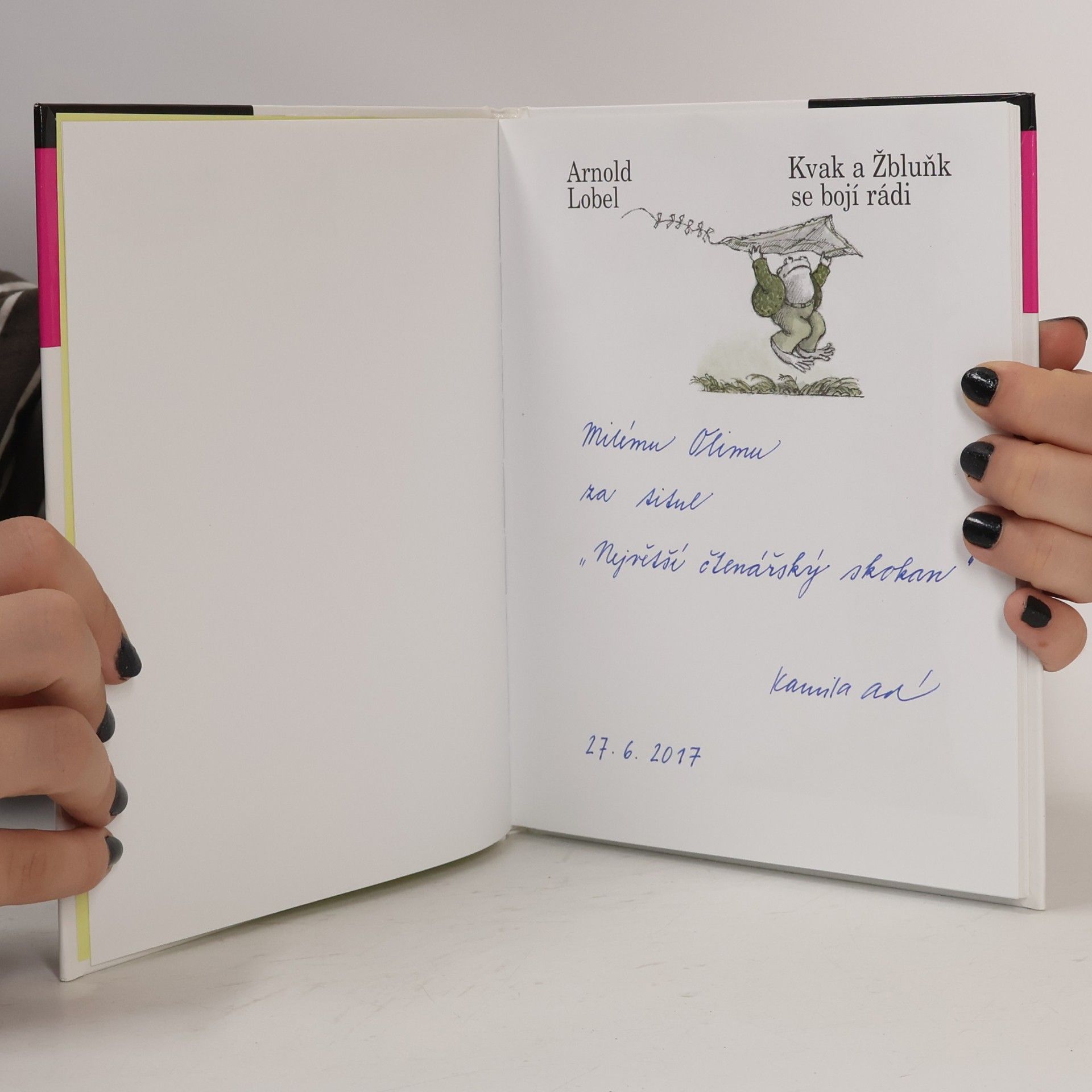 Arnold Lobel Kvak a Žbluňk se bojí rádi