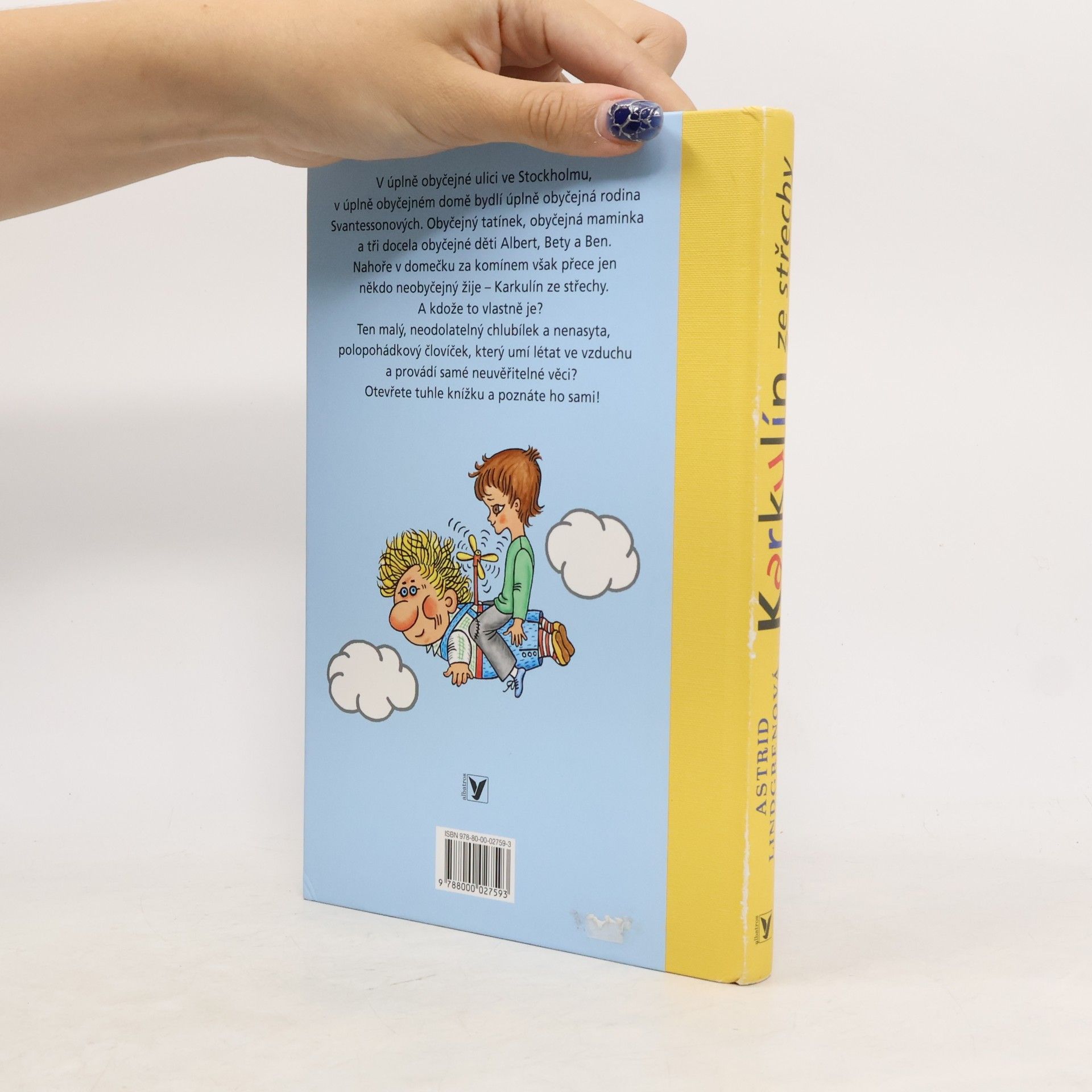 Astrid Lindgren Karkulín ze střechy